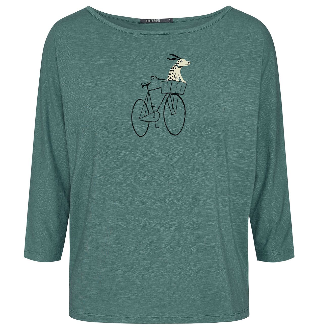 Longsleeve Bike Dog Basket Smile North Sea