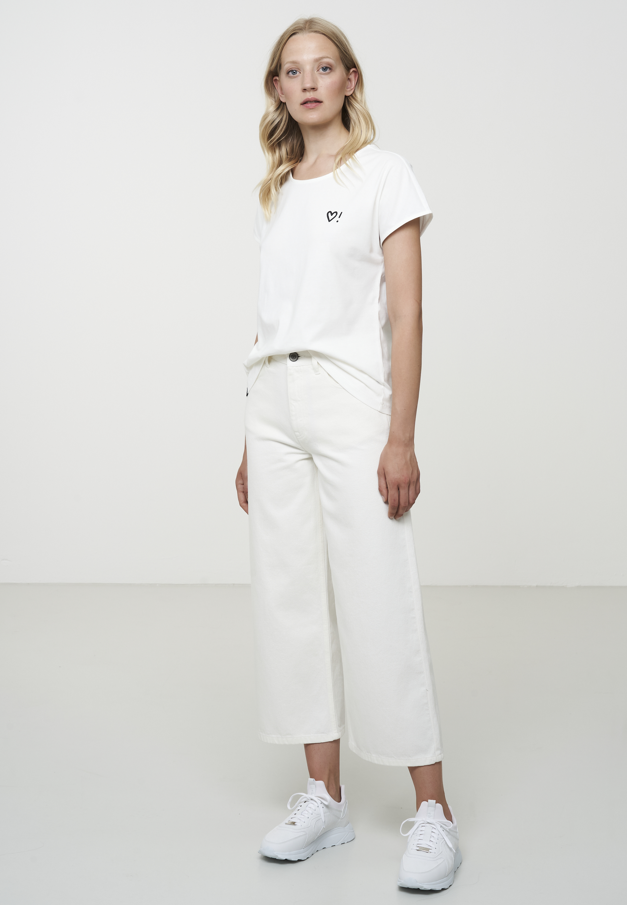 Damen-Shirt ALOCASIA LOVE off white