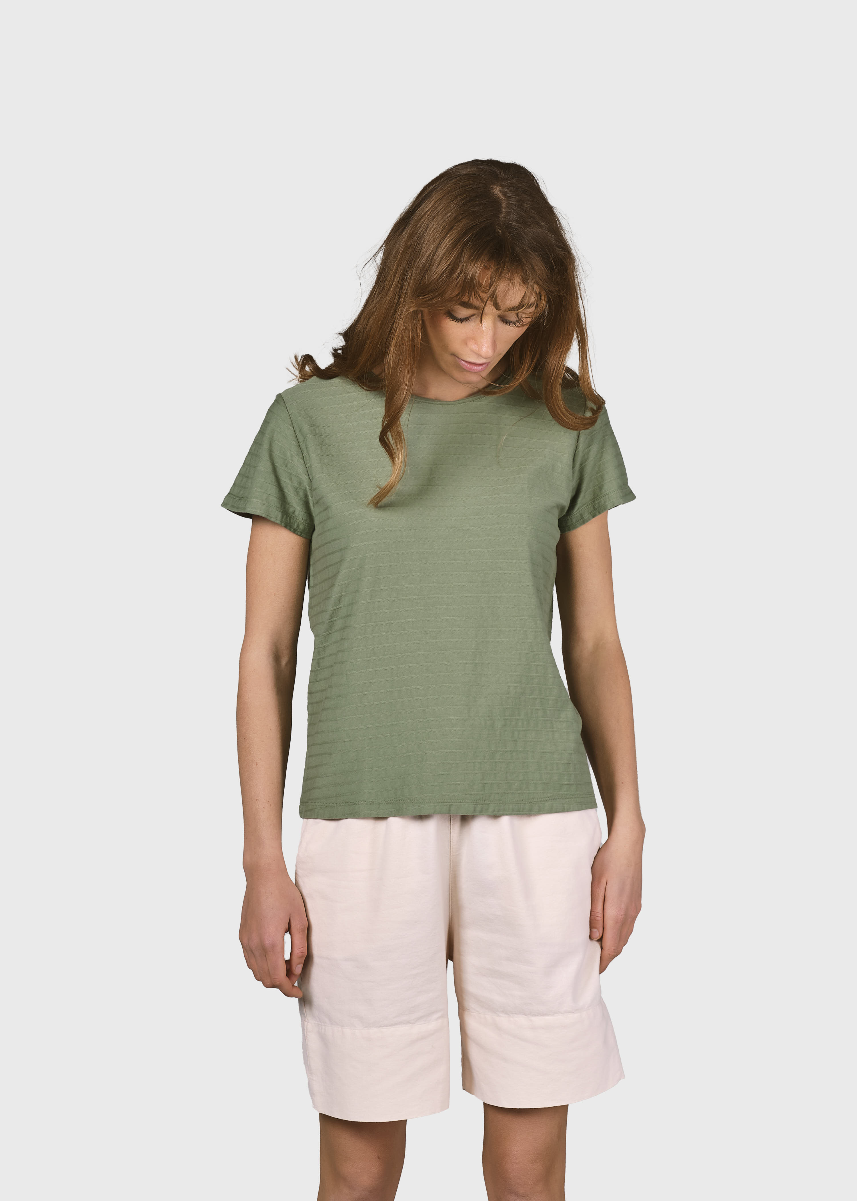 Strukturiertes T-Shirt My tee Pale green
