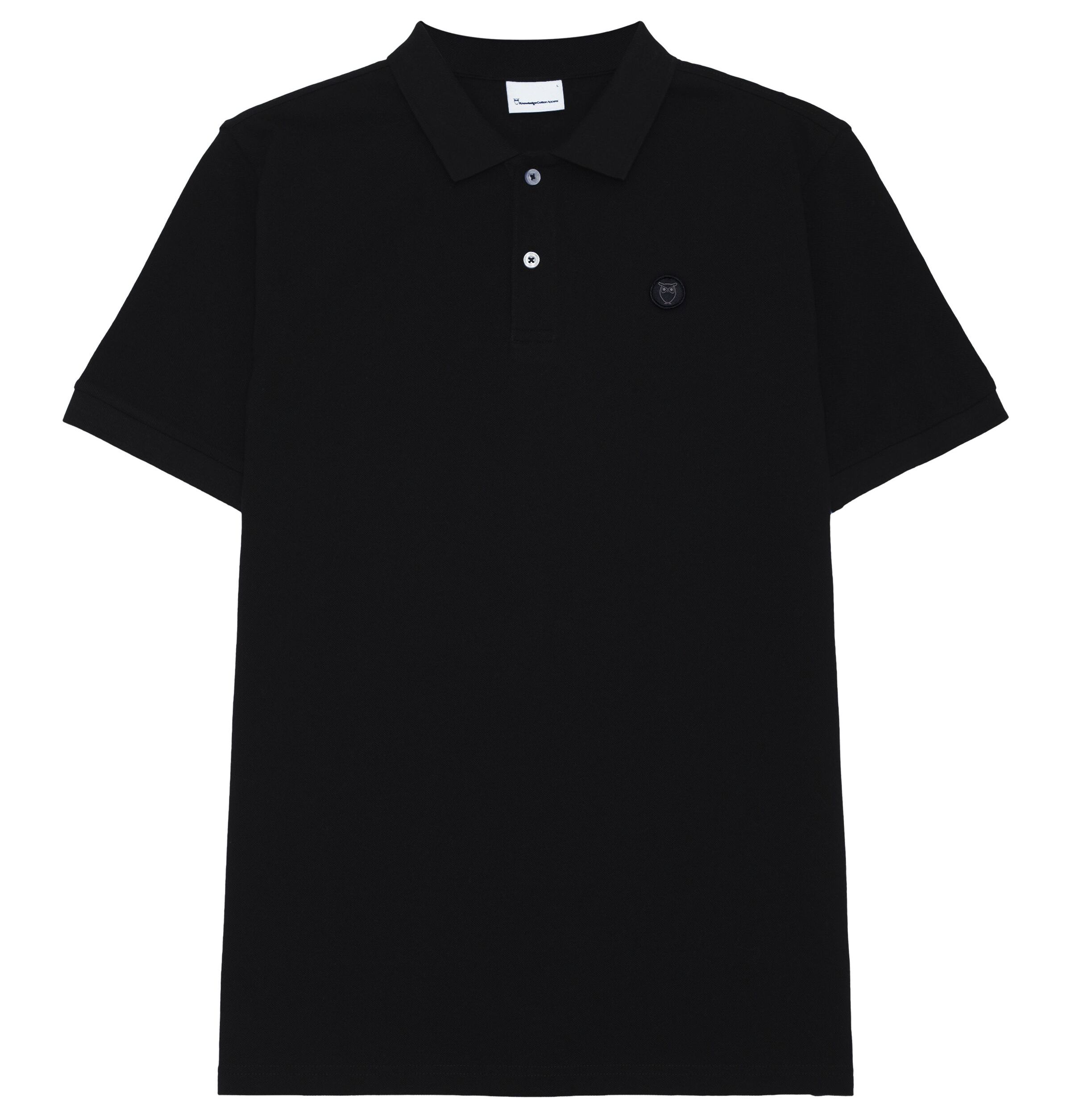 Polo-Shirt Basic Badge Black Jet