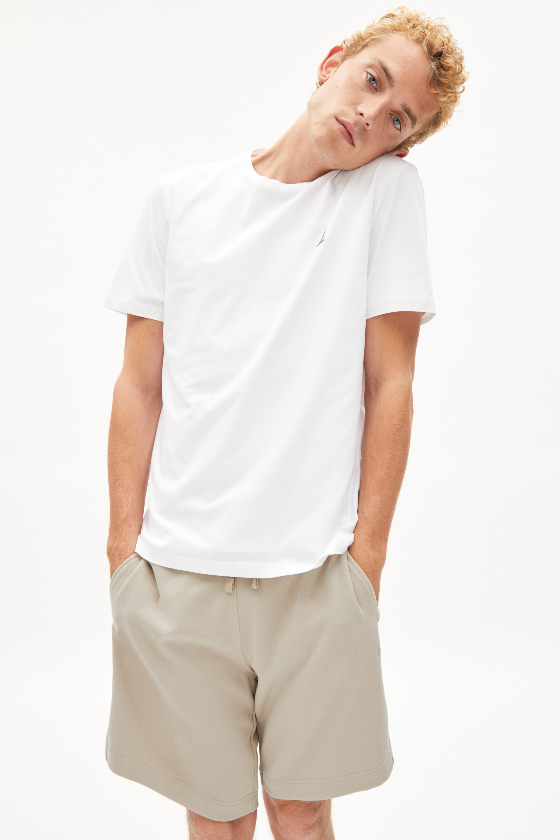 T-Shirt JAAMES BOAT white mit Stickerei
