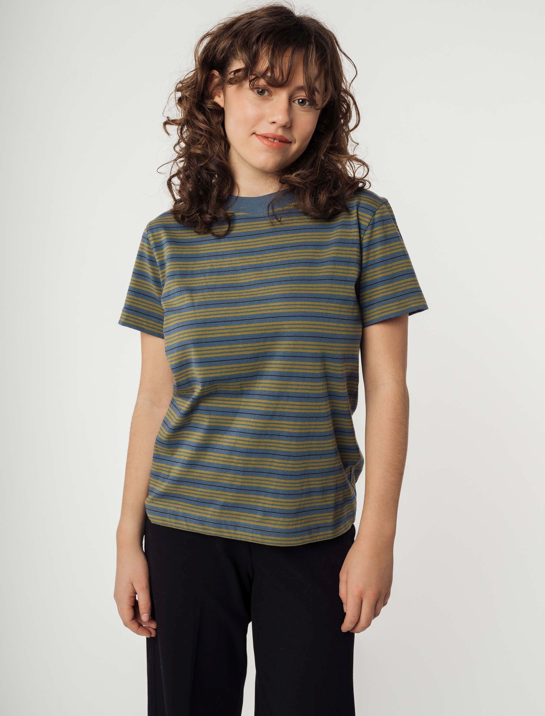 Basic T-Shirt KHIRA Stripes