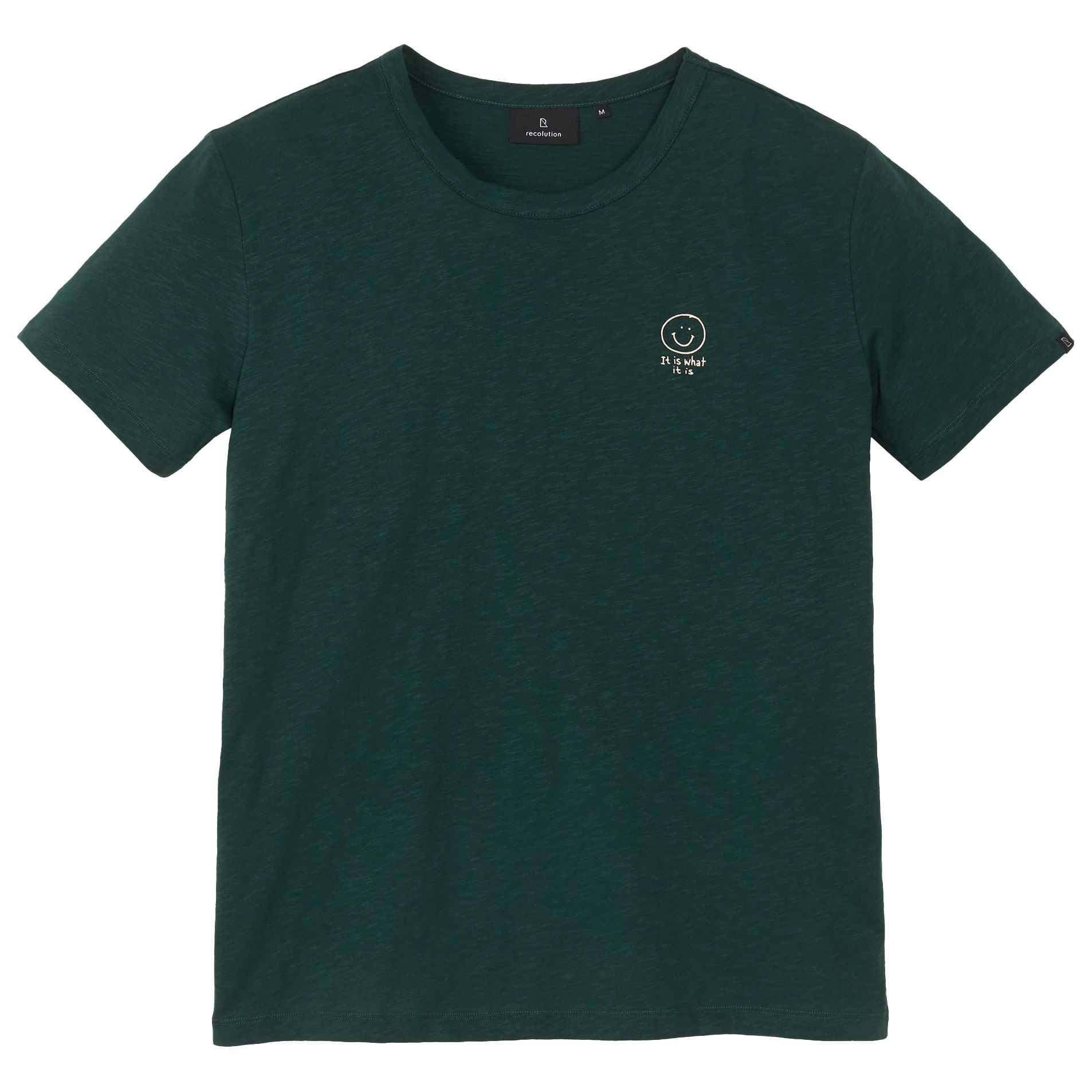 T-Shirt BAY NEW SMILEY dark green