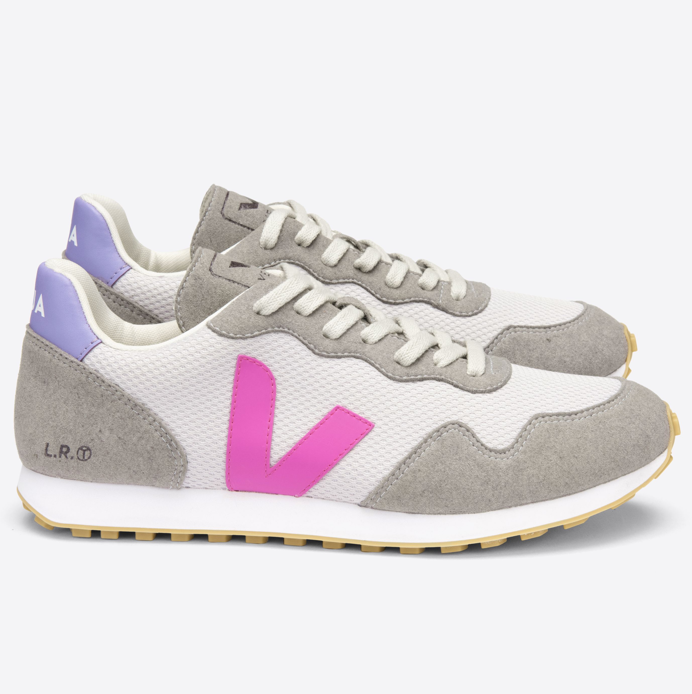 Vegane Damen-Sneaker SDU REC Alveomesh Light Grey/ Ultraviolet