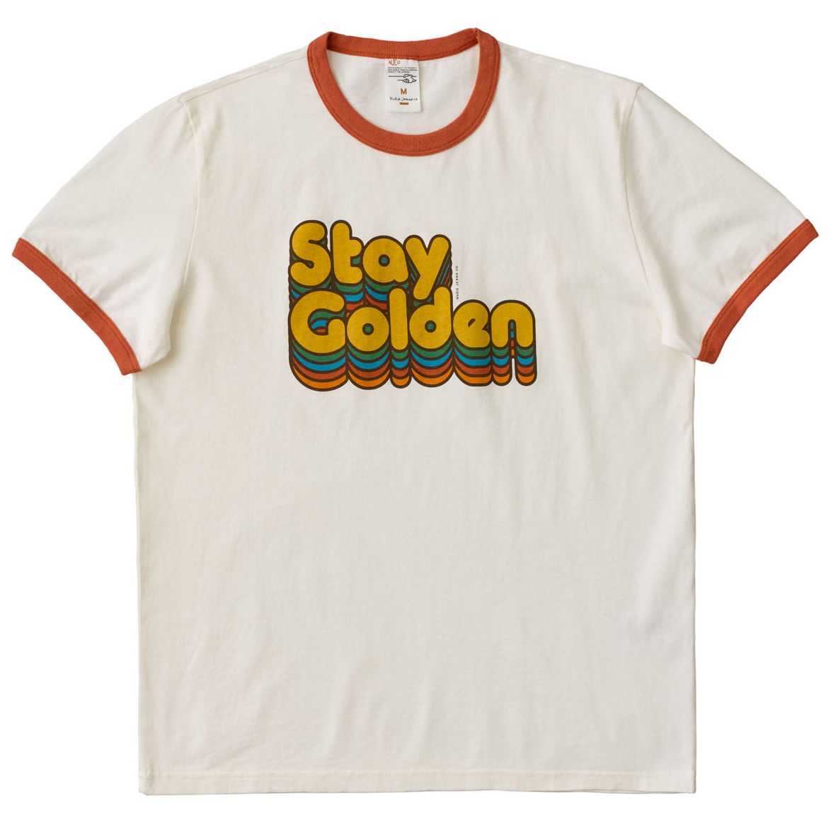 T-Shirt Ricky Stay Golden Chalk White