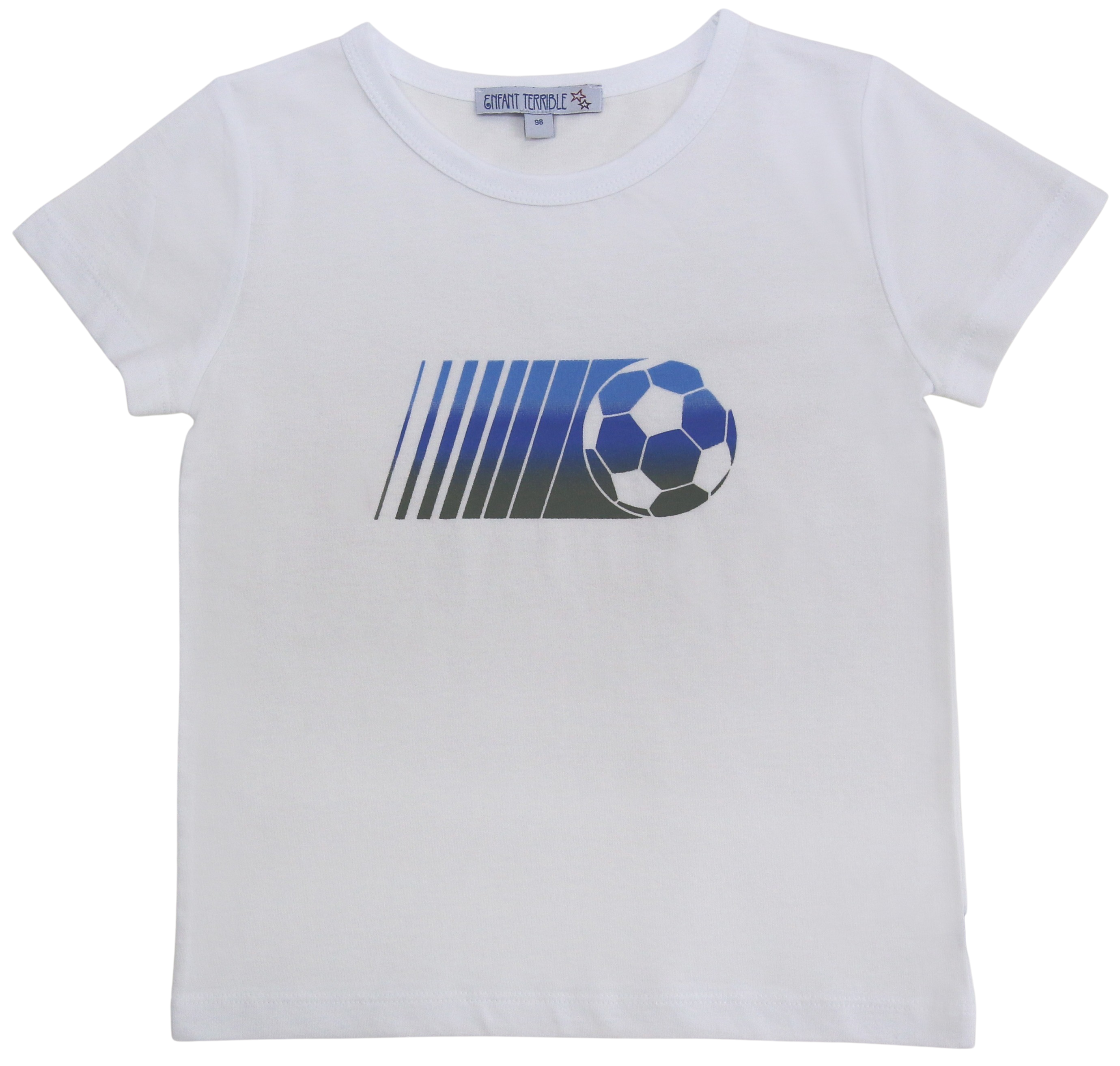 T-Shirt mit Fußball-Aufdruck White