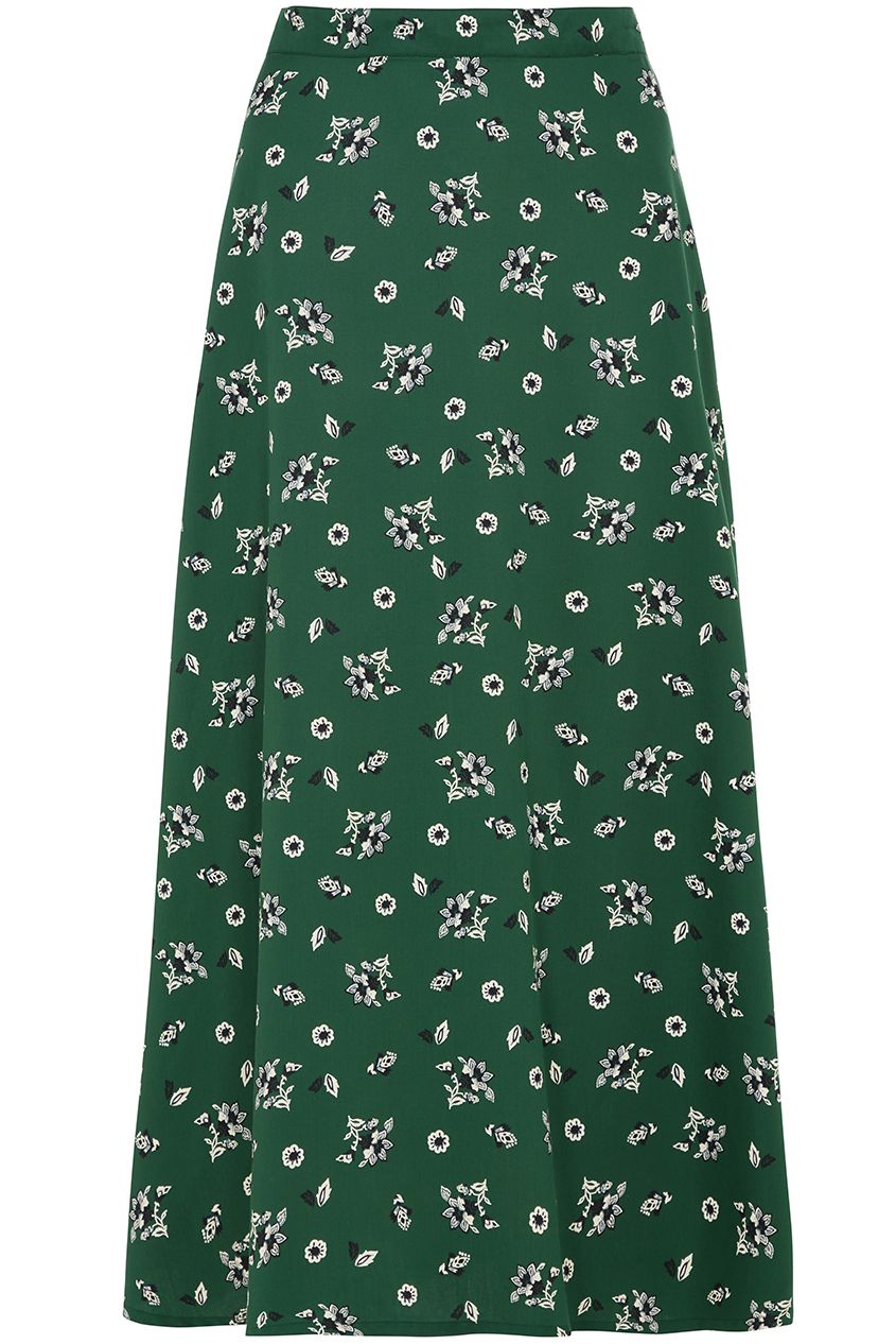 Damen-Rock Alison Floral Skirt Dark Green