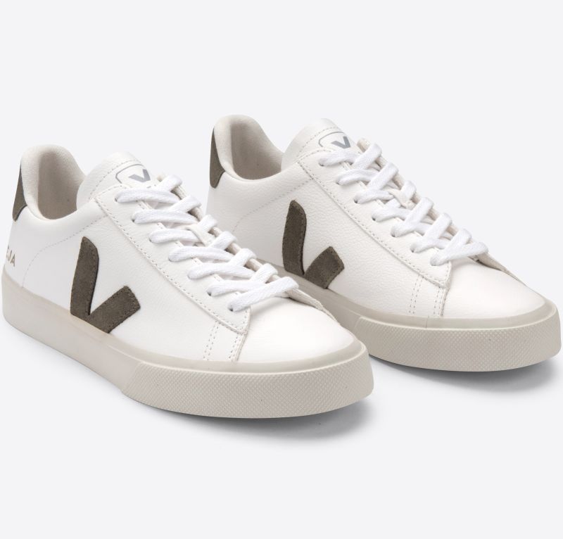 Herren-Sneaker Campo Chromfree Extra White/Kaki