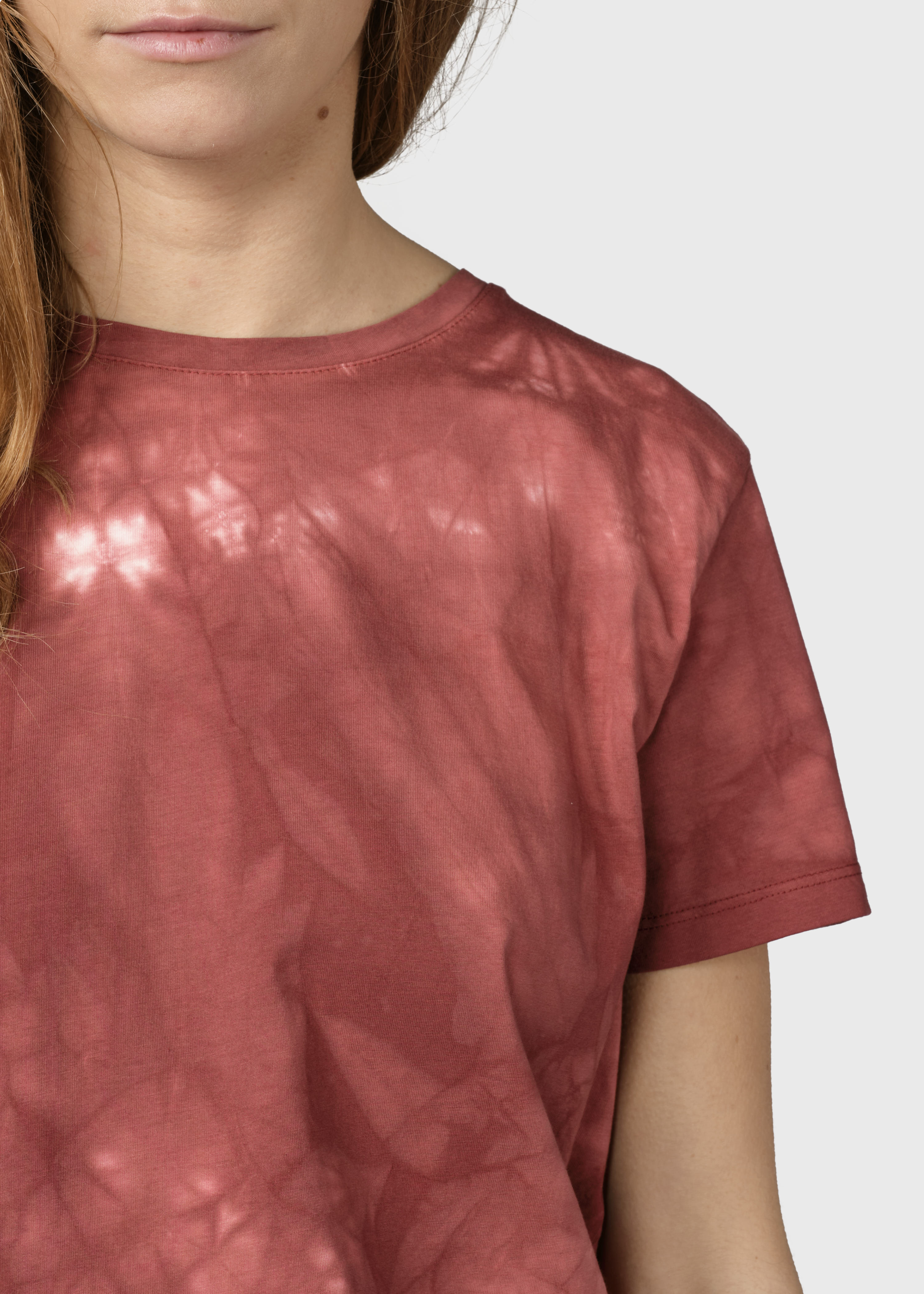 Batik T-Shirt Miranda tee Clay red