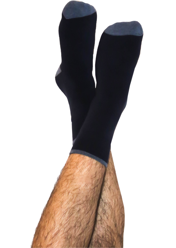 Weiche Frottee-Socken dunkelblau