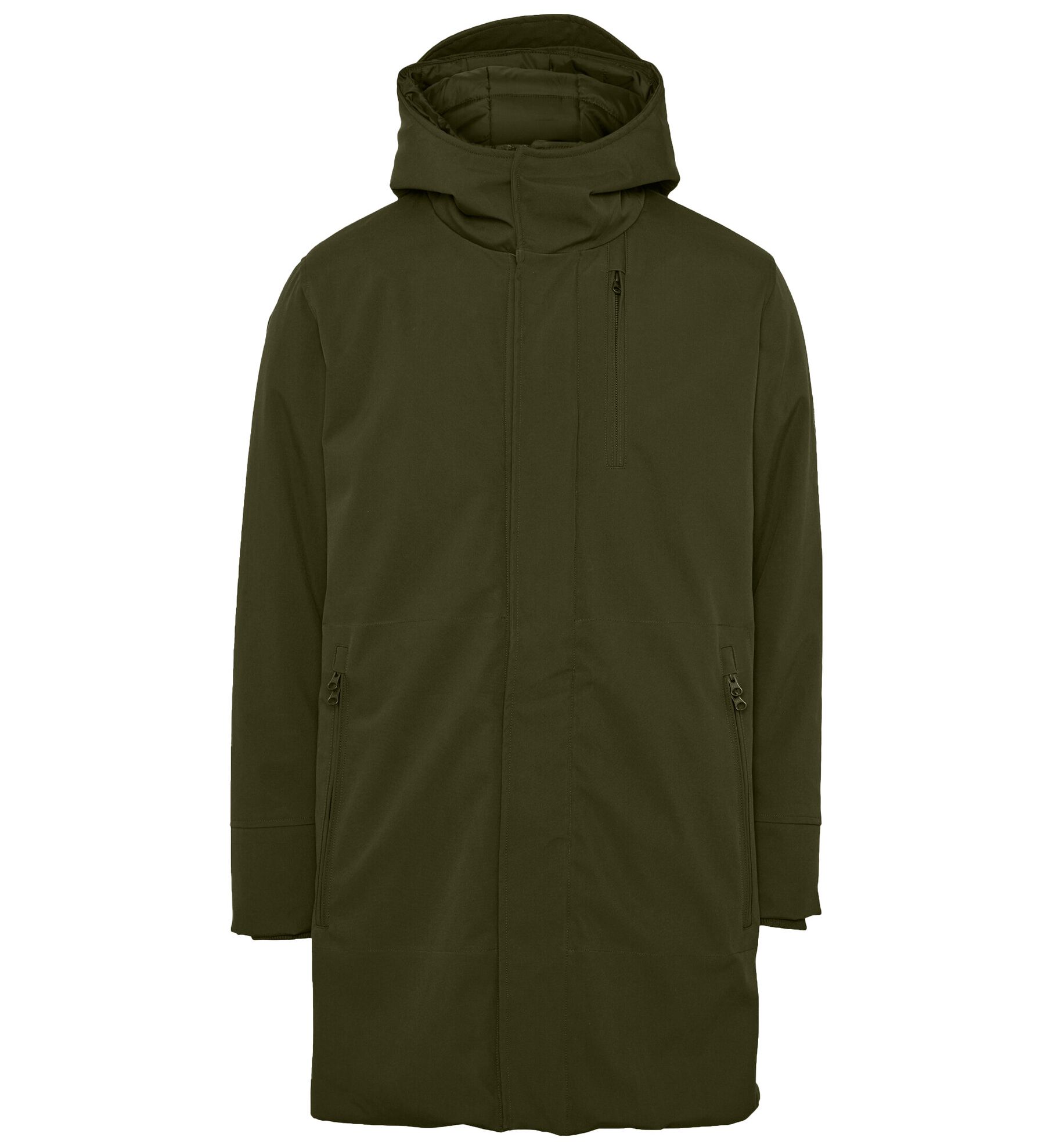 Lange Soft Shell Jacke Forrest Night