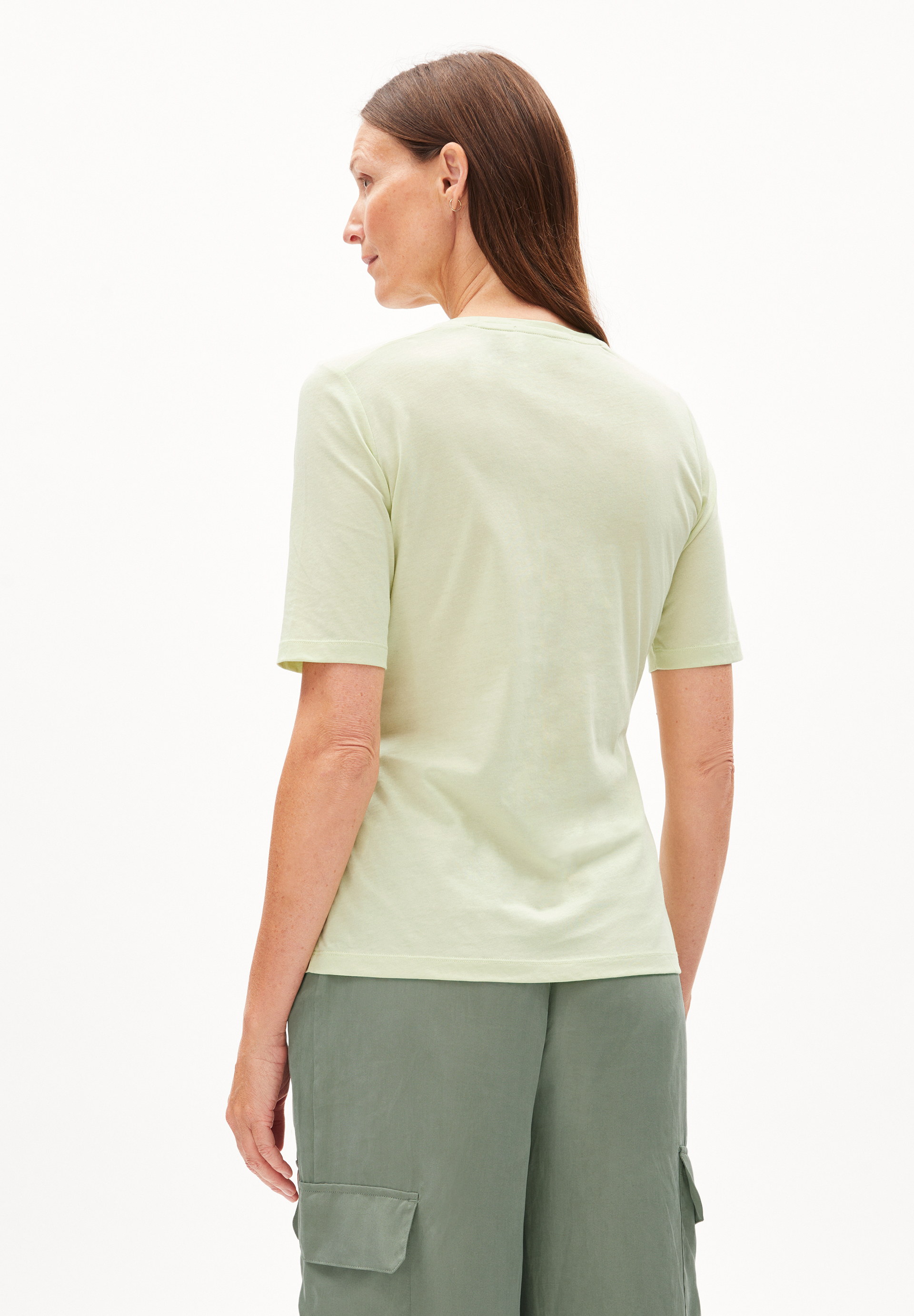 T-Shirt DONAAJI FEAATHER LIGHT pastel green