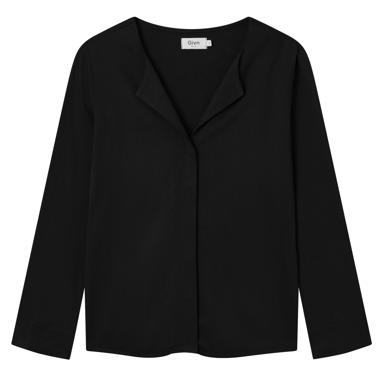 Langarm-Bluse Zoe Black