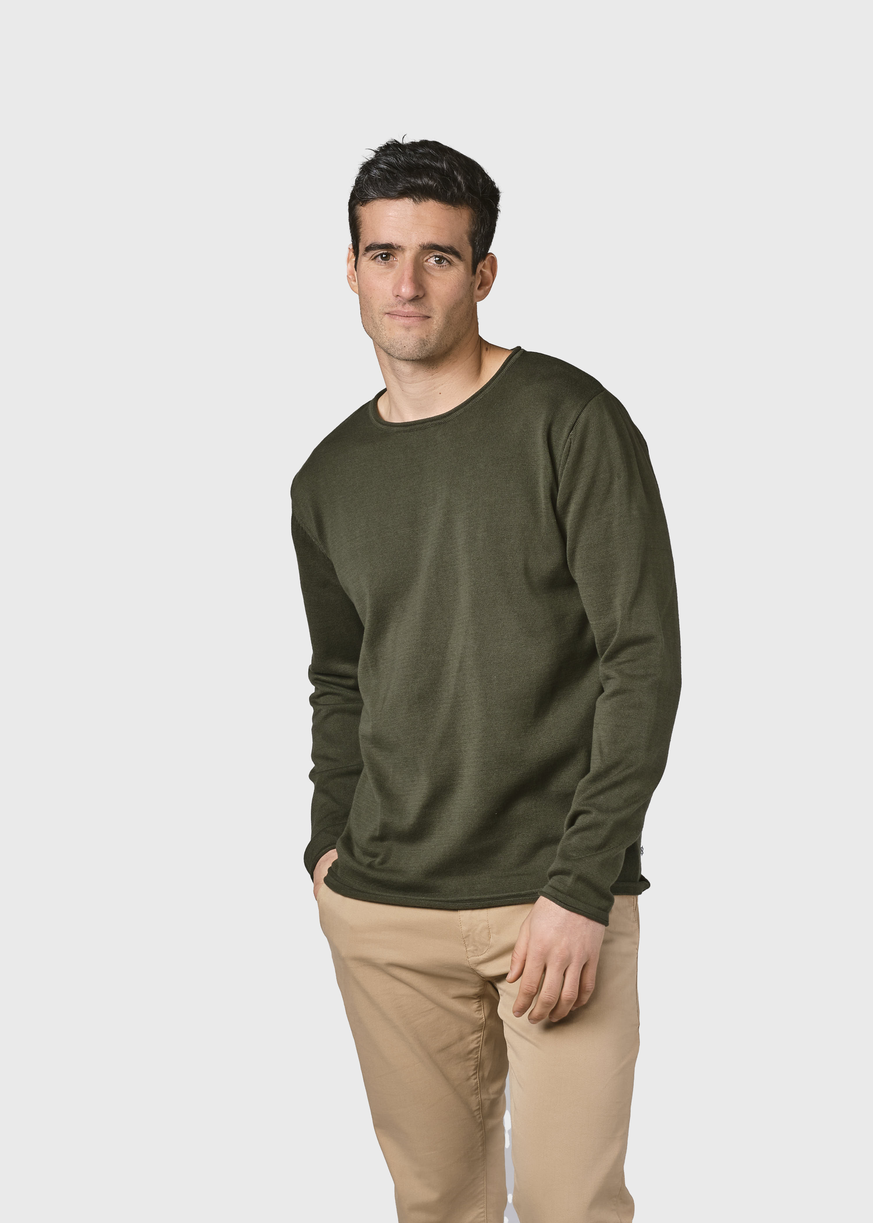 Strickpullover Noah Olive