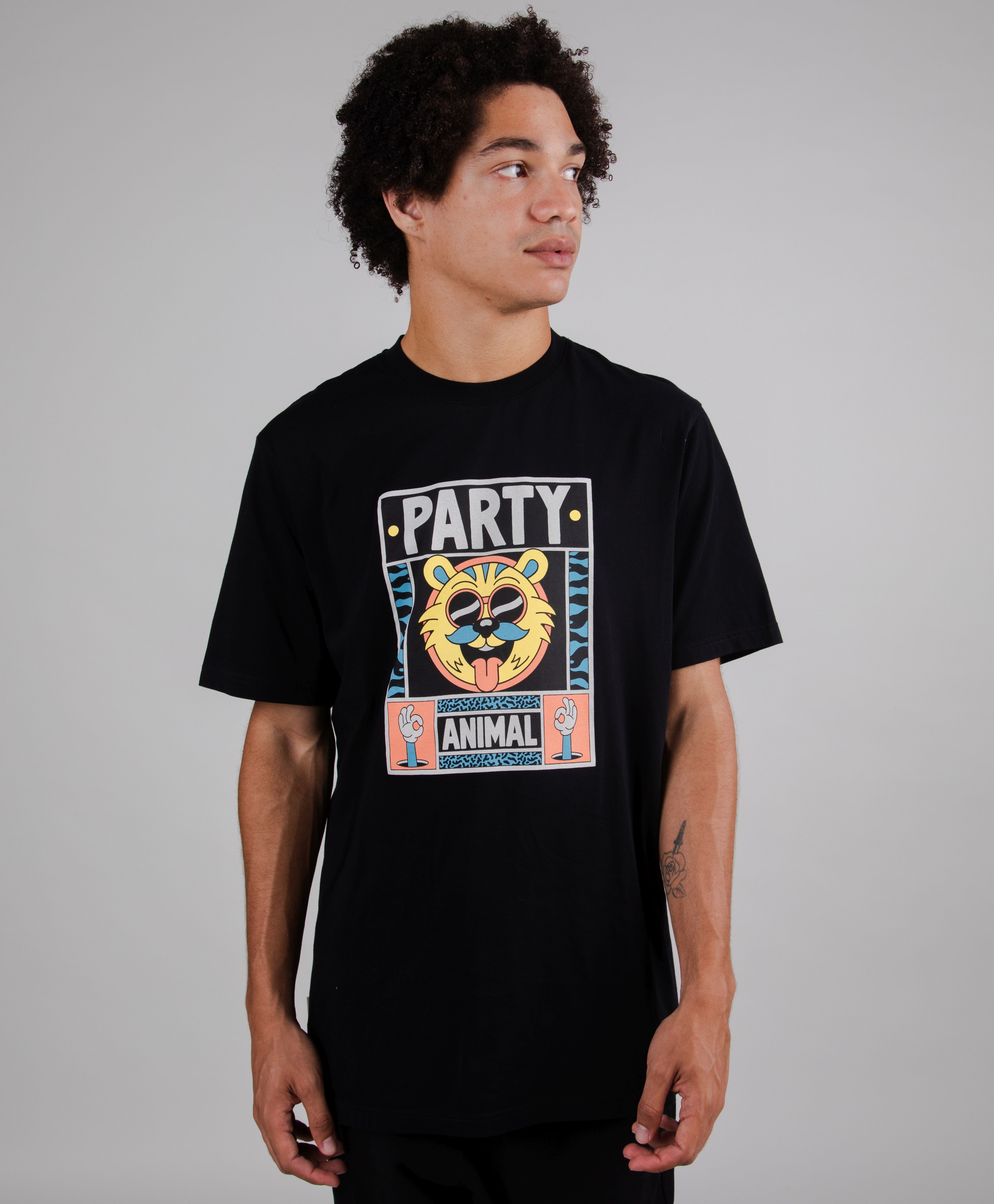 T-Shirt Yeye Party Regular Black