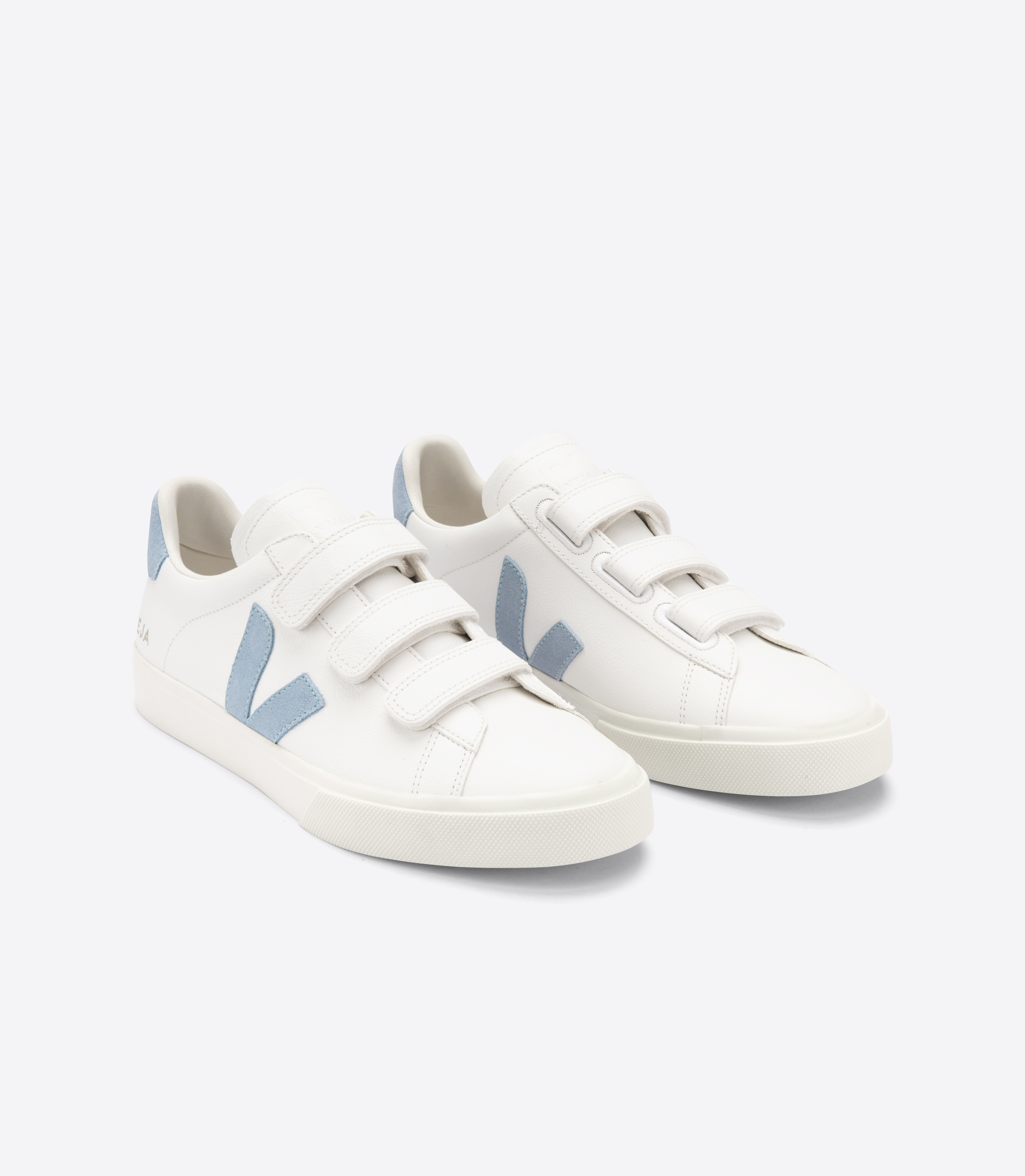 Klett-Sneaker Recife Logo Chromefree Leather White Steel