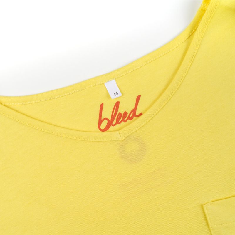 Gelbes Forestfibre T-Shirt mit Modal