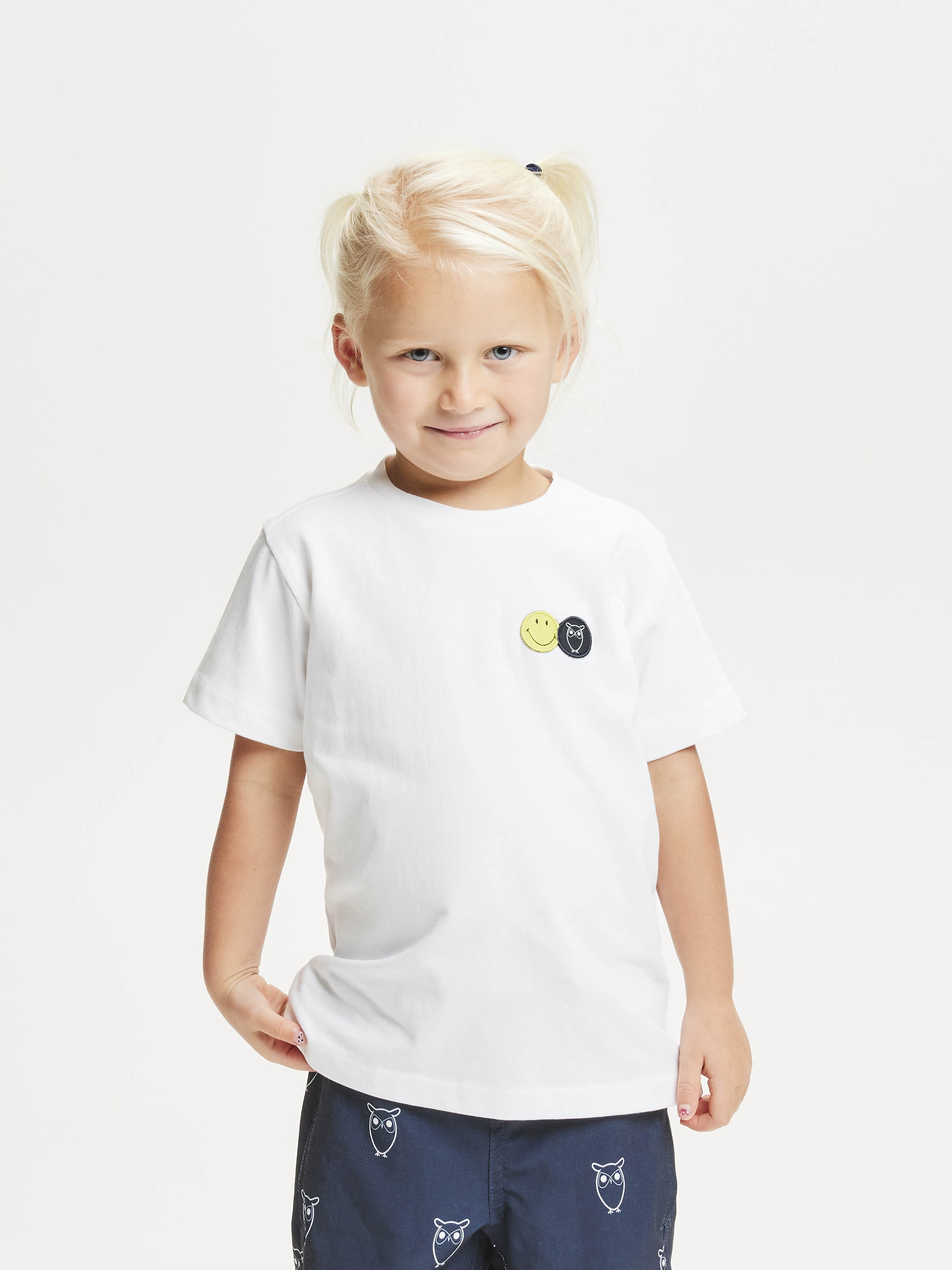 Kinder-Shirt SMILEY x KCA badge Bright White