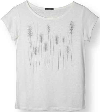 Luftiges Leinen-Shirt Reed in Linen White