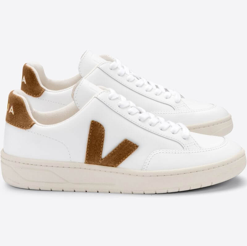 Damen-Sneaker V-12 Extra White Camel