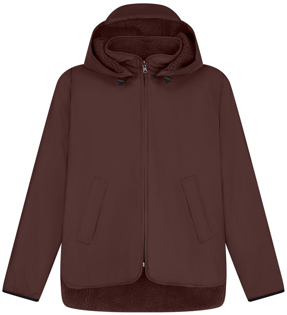 Wendejacke Teddy Windbreaker bitter chocolate unisex
