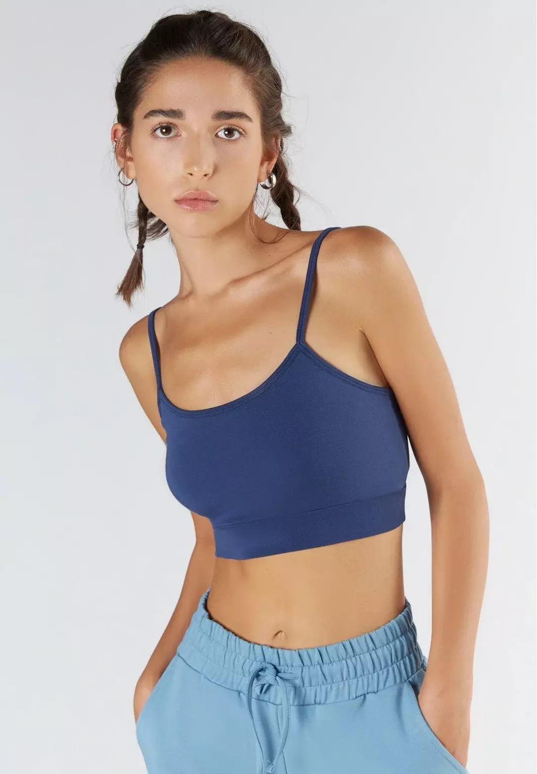 Sport-Bustier Navy