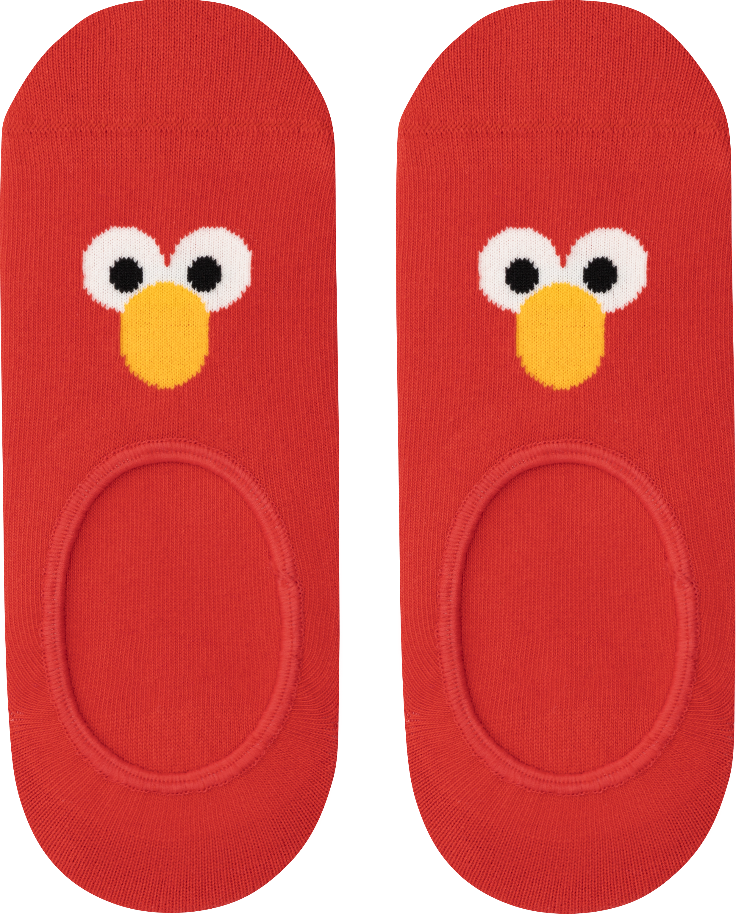 Rote Sneaker-Socken Googly Elmo
