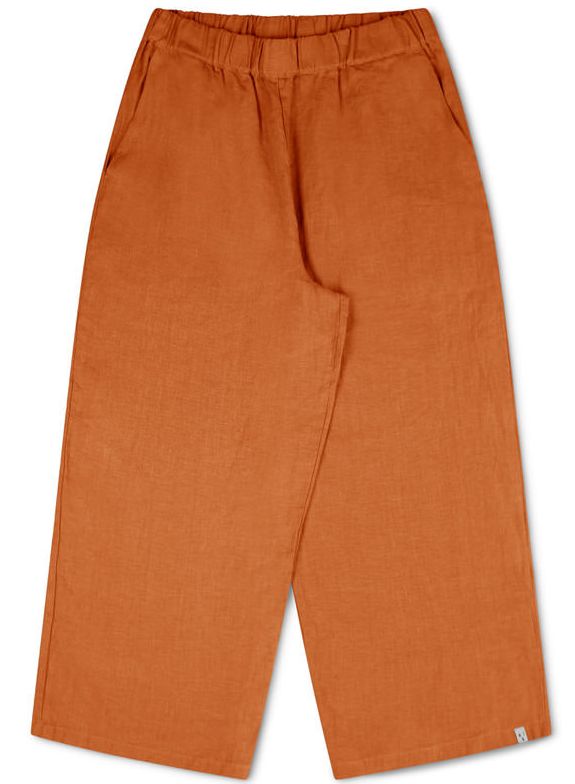 Culotte rust aus Leinen