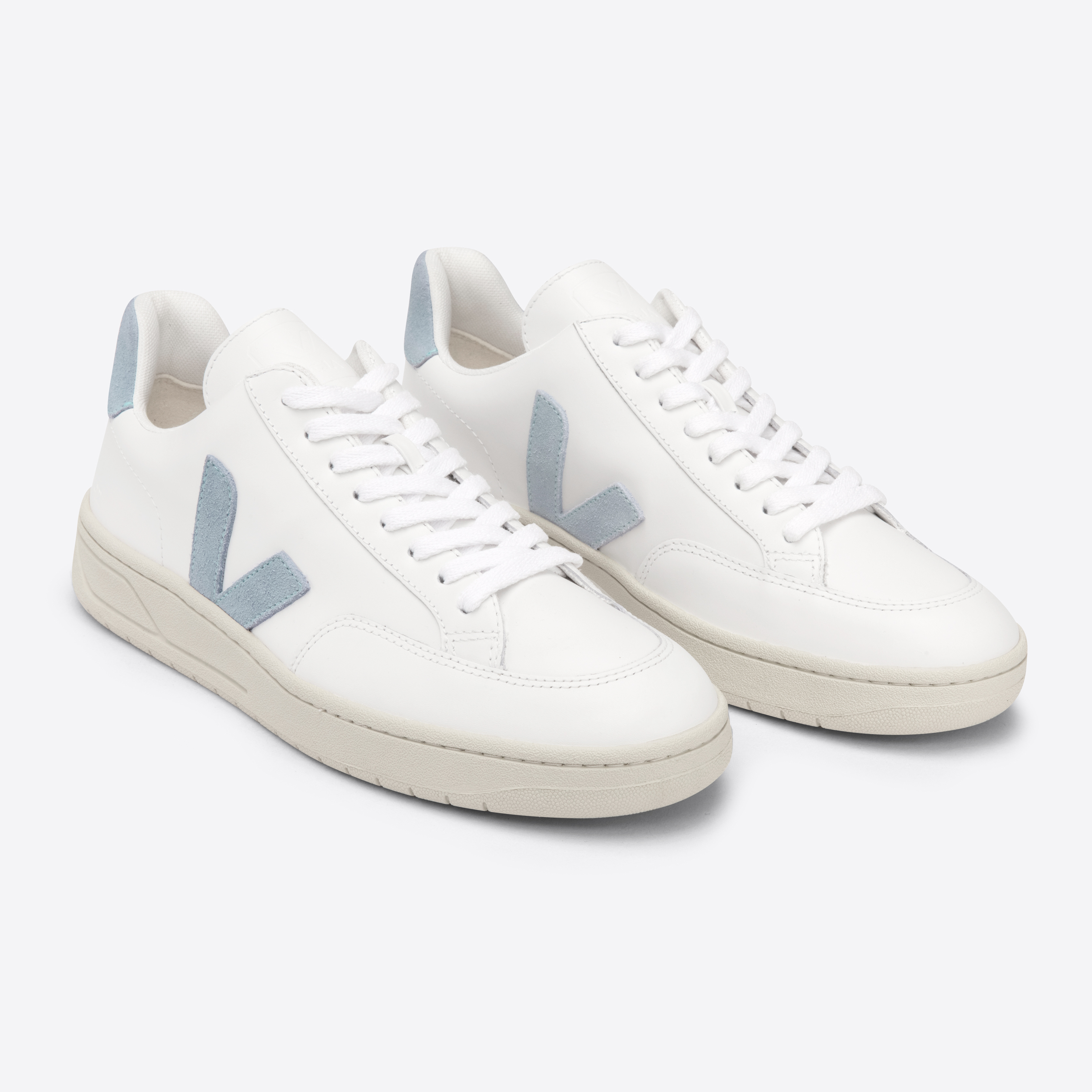 Damen-Sneaker V-12 Leather Extra White/Steel