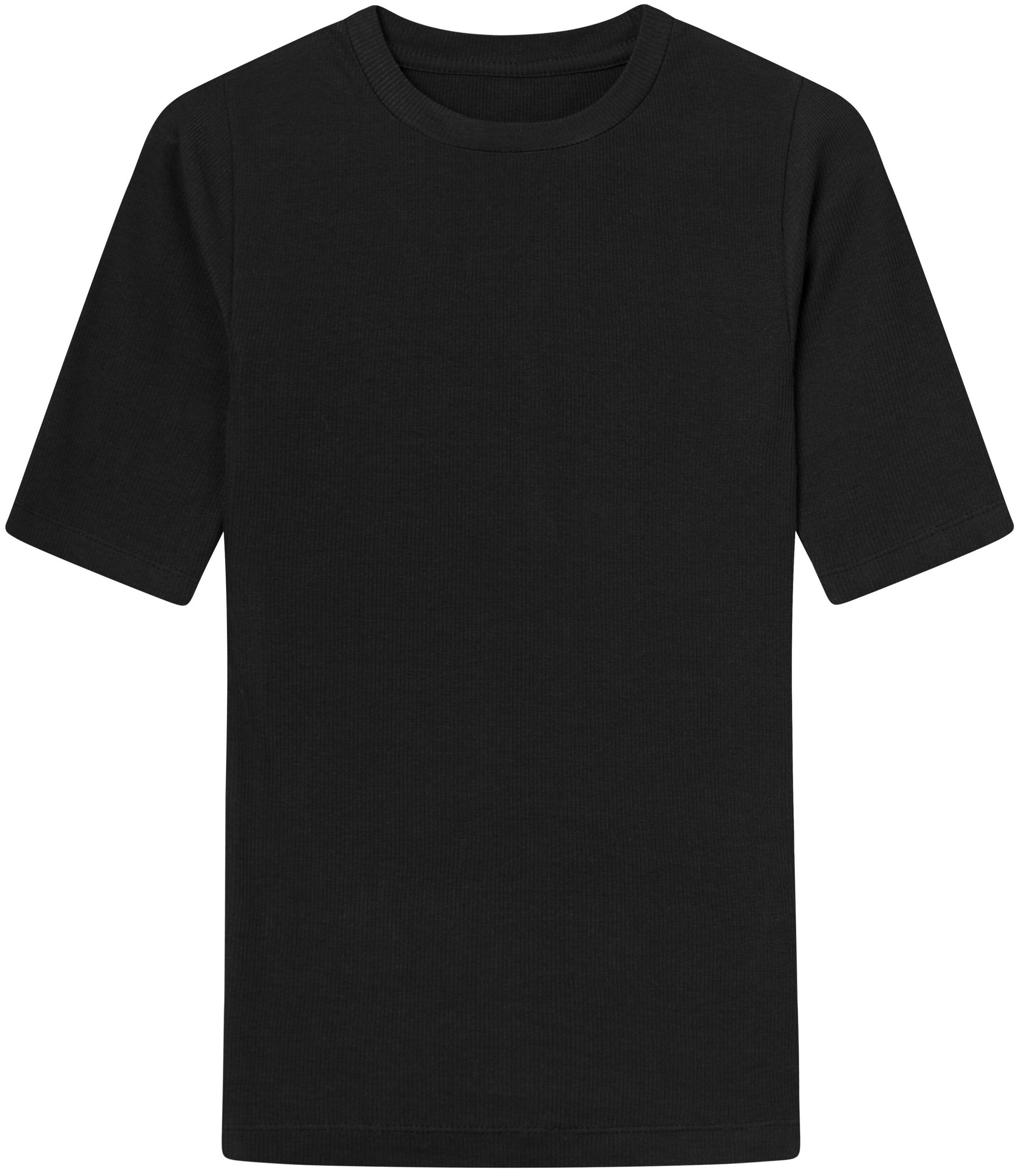 T-Shirt Rib Black Jet