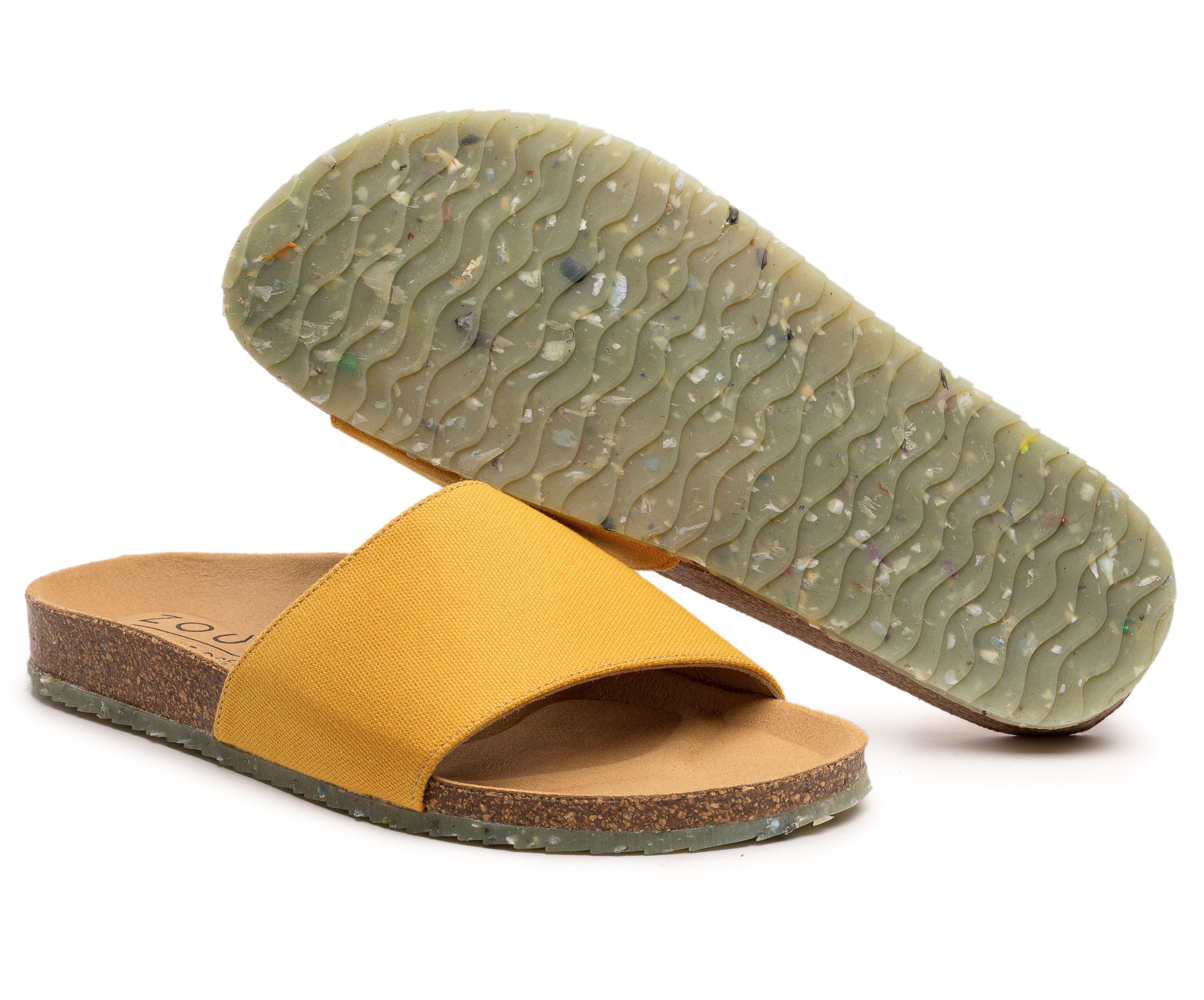 Vegane Sandalen WAVE Mustard