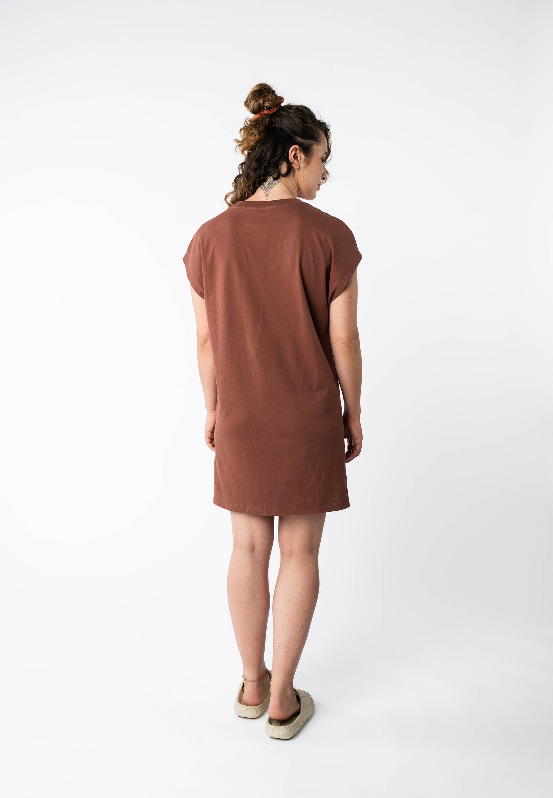 Shirt-Kleid SUNEA mahagony