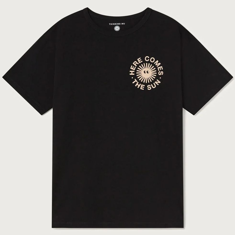 T-Shirt HAPPY SUN Black