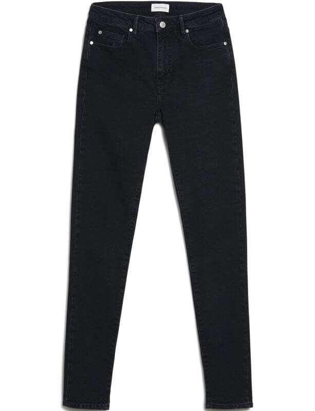 Damen-Jeans TILLAA Skinny Fit washed down black