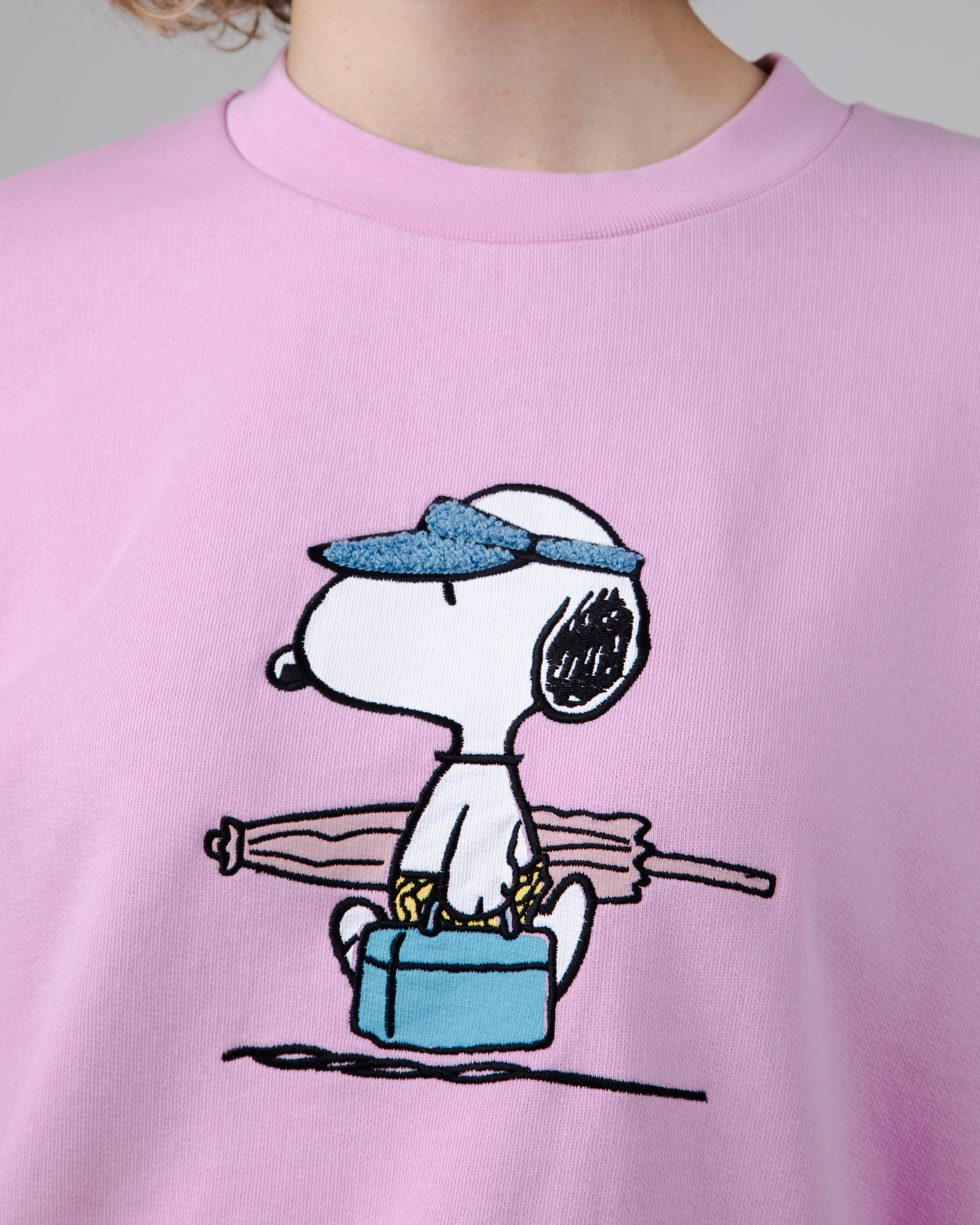Sweatshirt Peanuts Beach Lilac