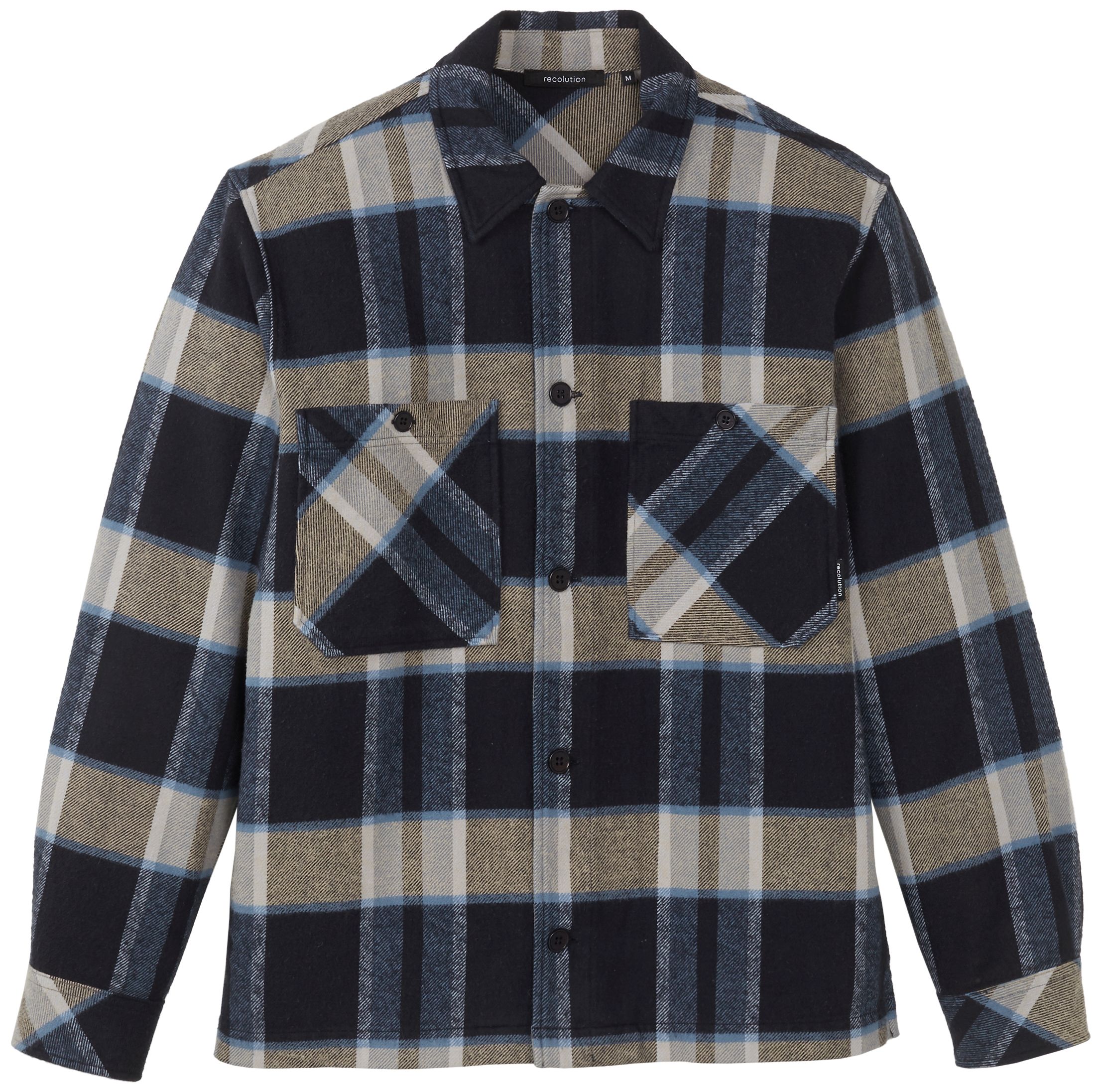 Karriertes Flanell-Overshirt NUE CHECK navy unisex