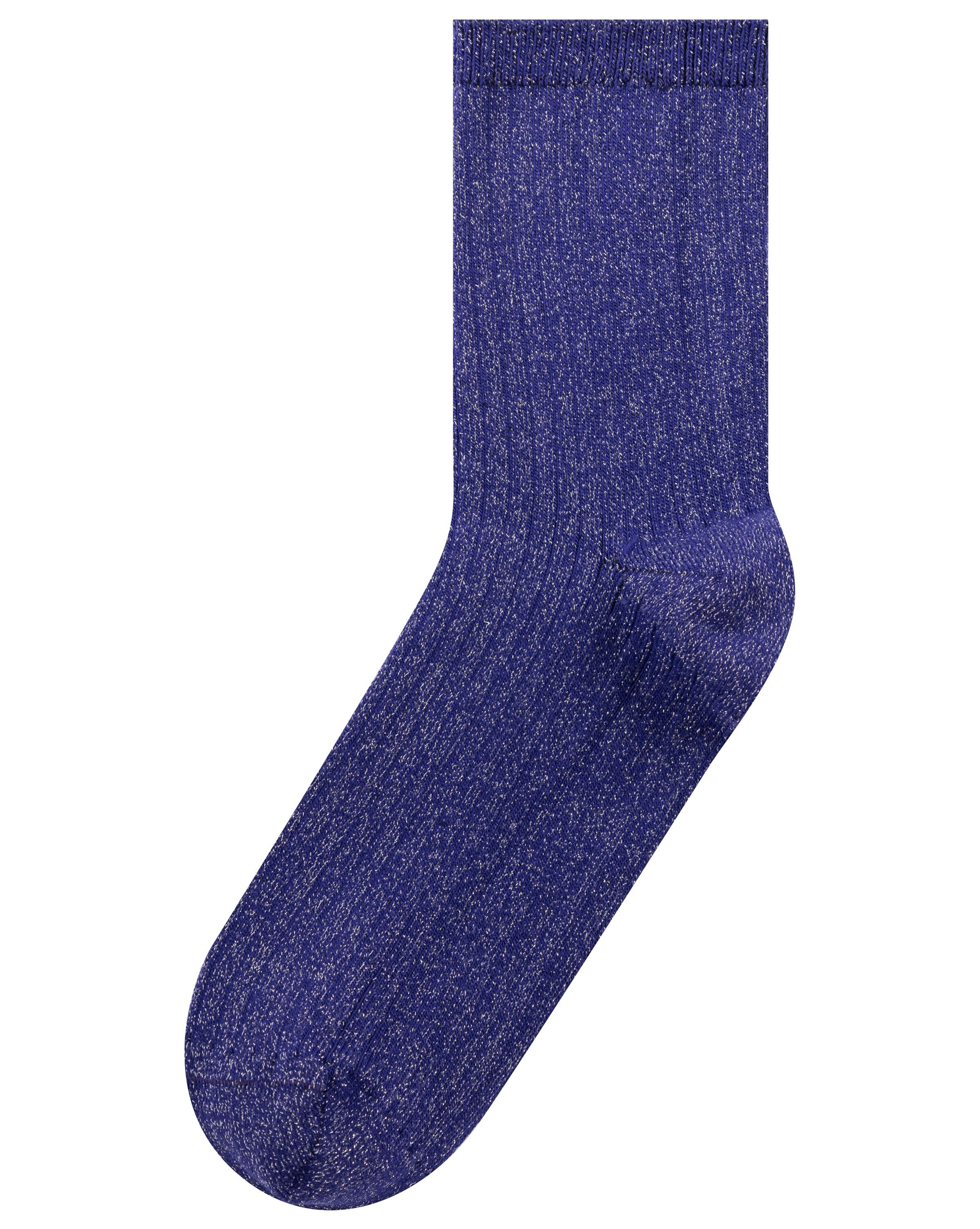 Lurex-Socken Deep Purple