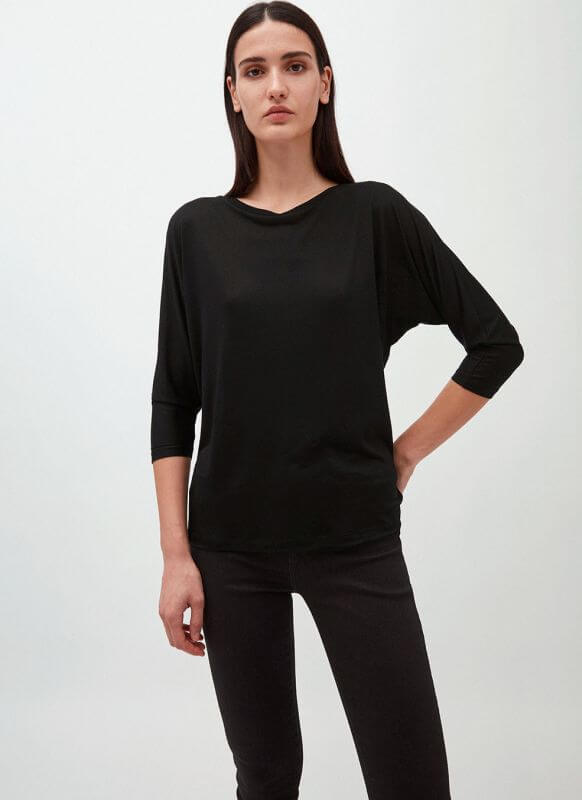 3/4-Arm-Shirt für Damen JAADY black