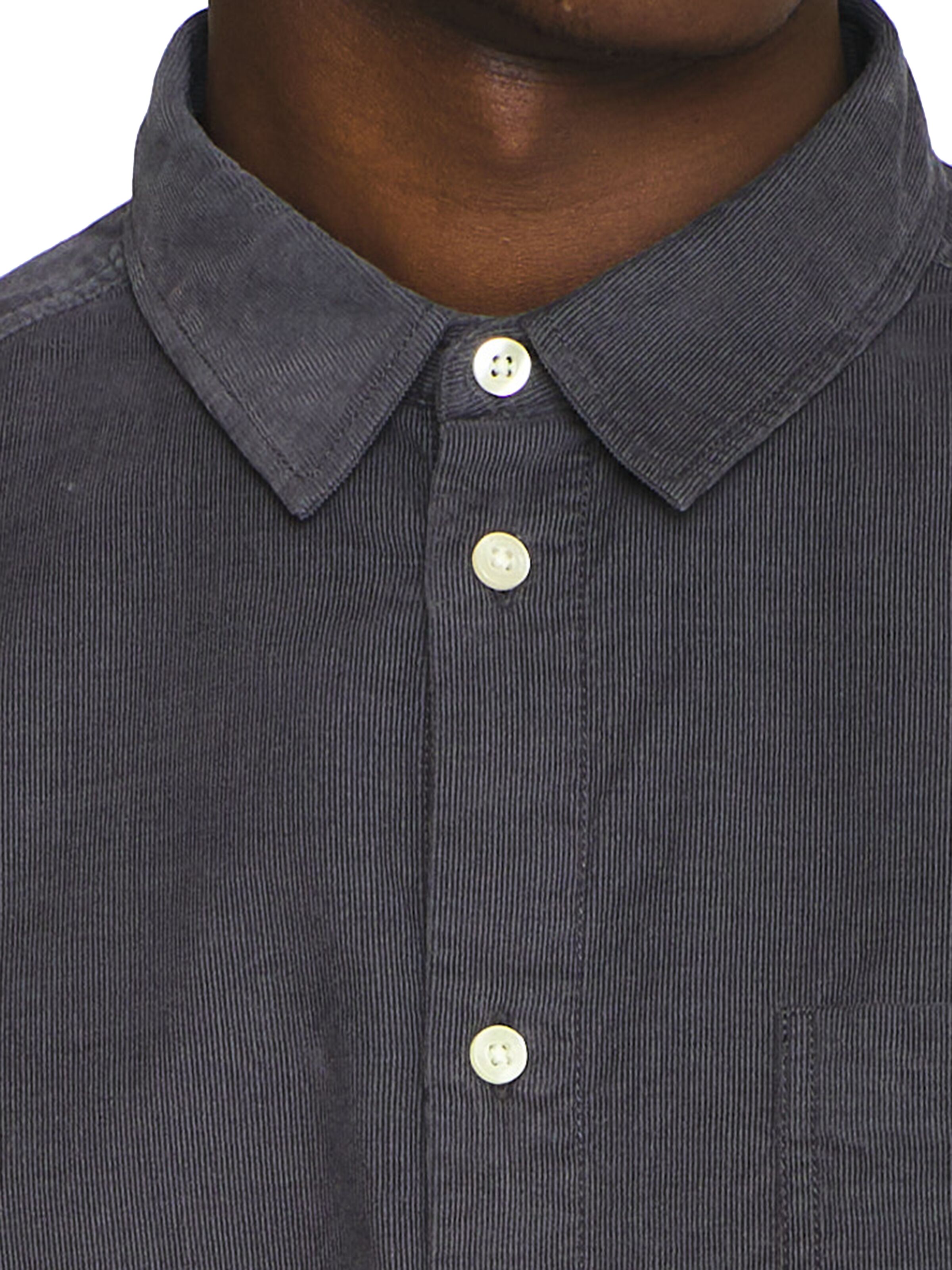 Cord-Hemd Regular Fit Gray Pinstripe