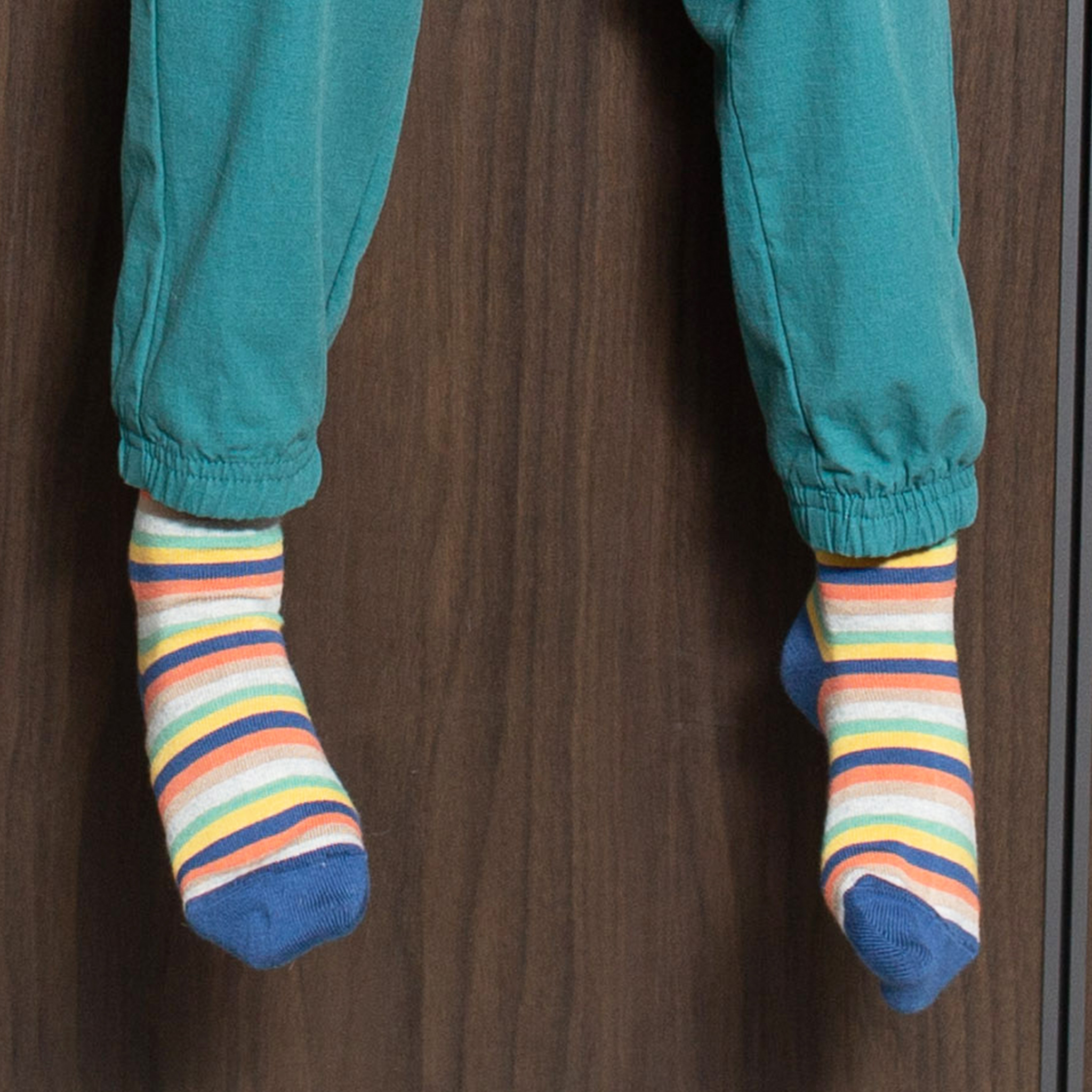 Gemusterte Kinder-Socken im 3er-Pack mit Baggern