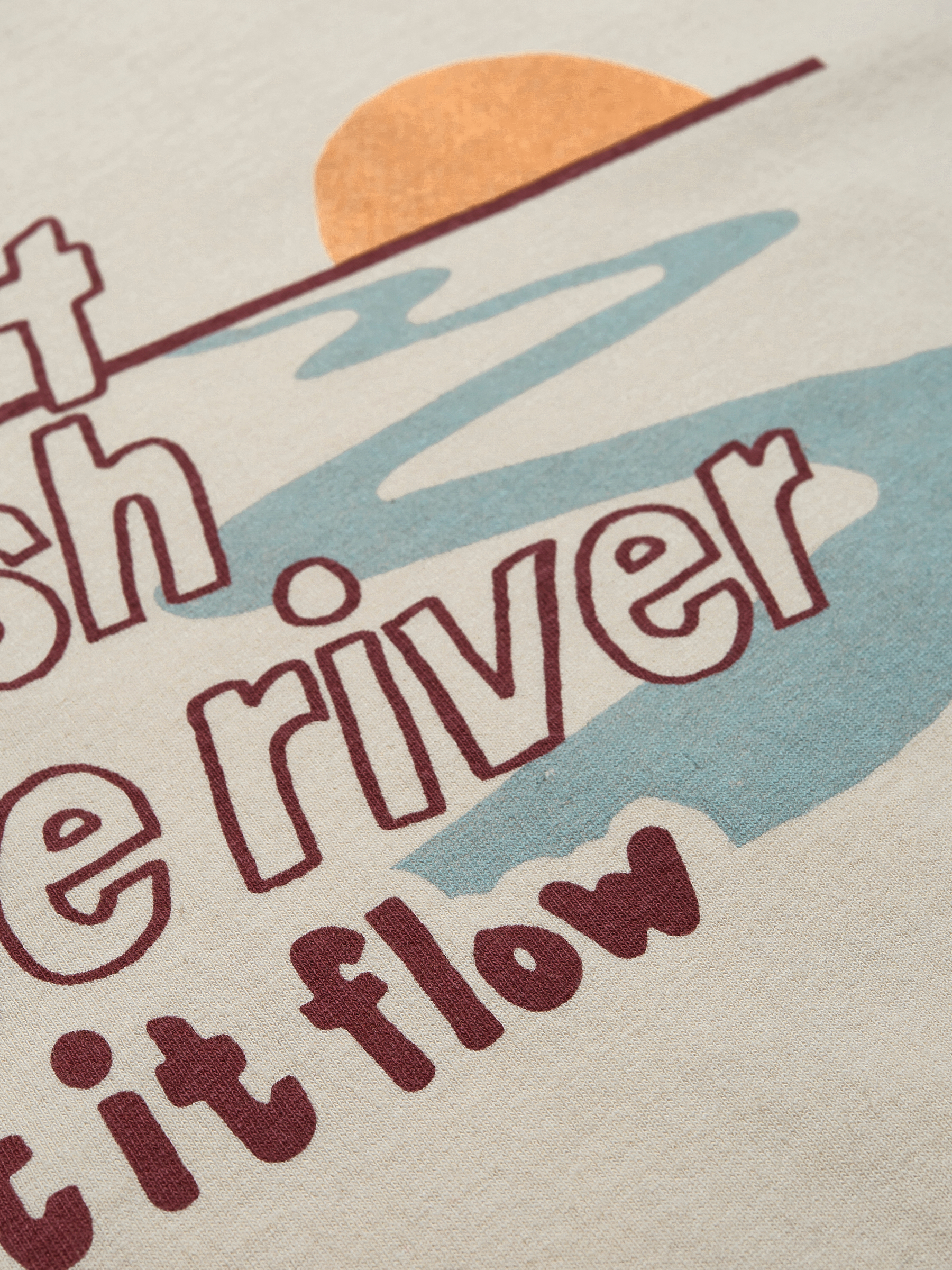 T-Shirt Ricky - Push The River - Ivory