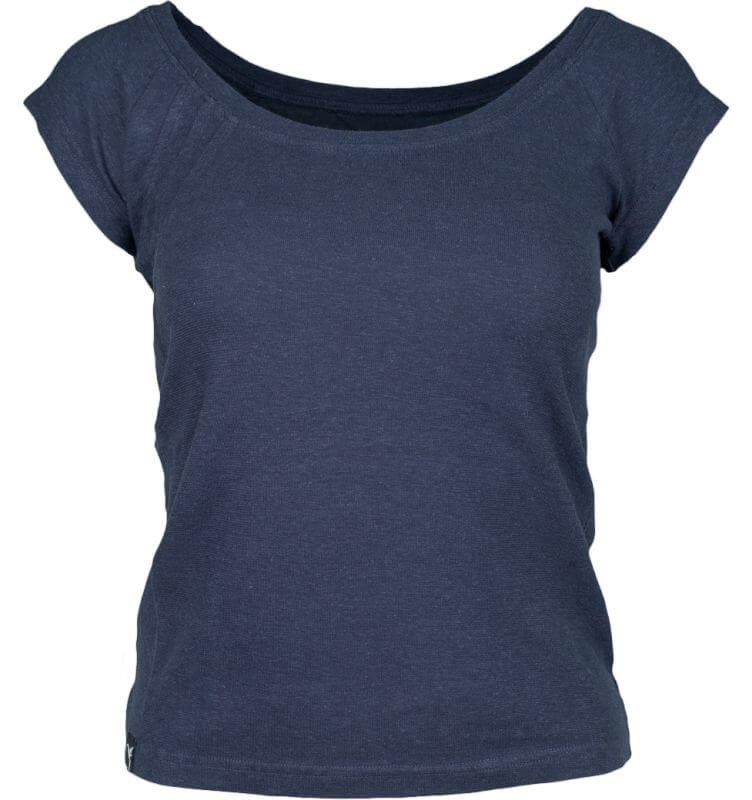 Basic Damen-Shirt Blank Dark Blue
