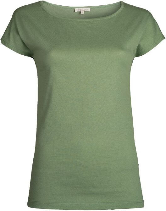 Weiches Basic T-Shirt mineral green