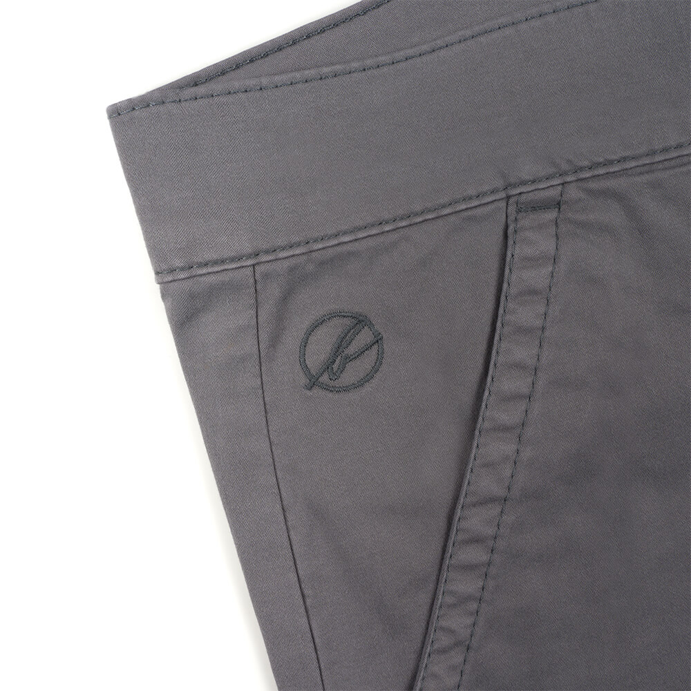 Eco Micro Chino-Shorts für Herren in Grau