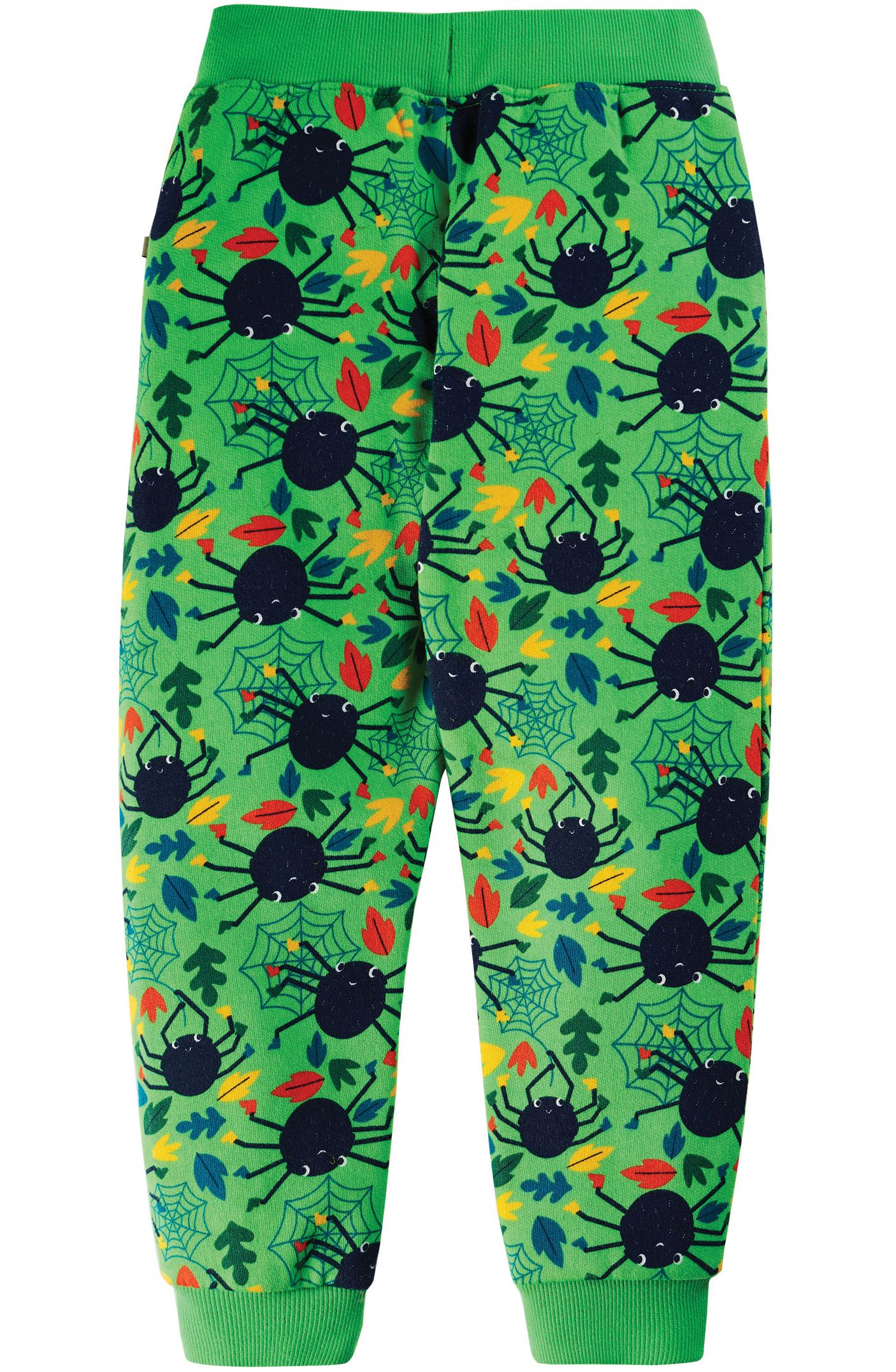 Bequeme Kinder-Hose mit Spinnen-Print