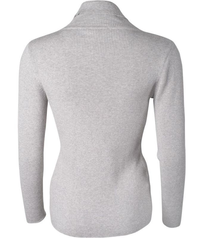 Basic Rollkragen-Pullover für Damen stone