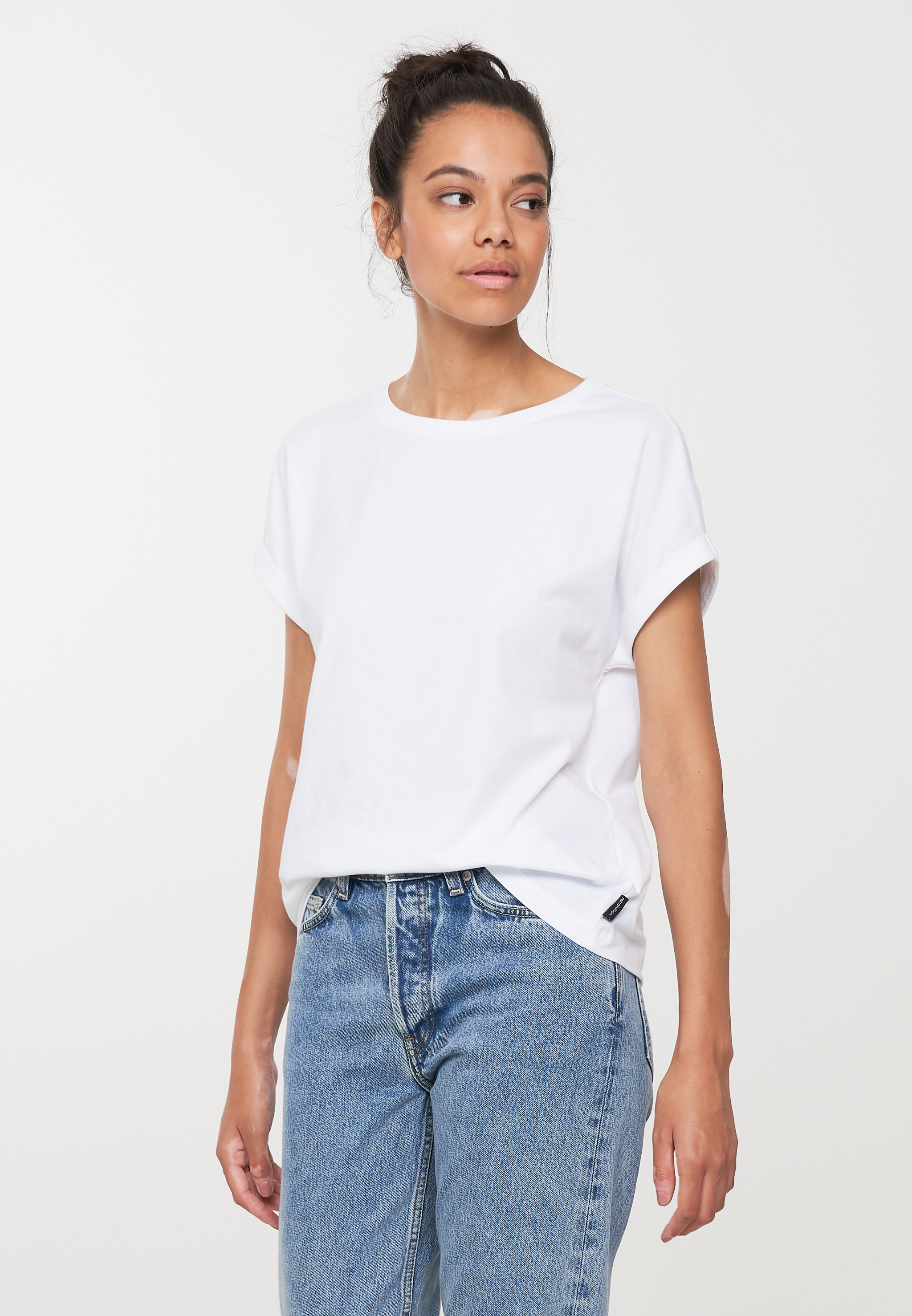 Basic-Shirt CAYENNE white