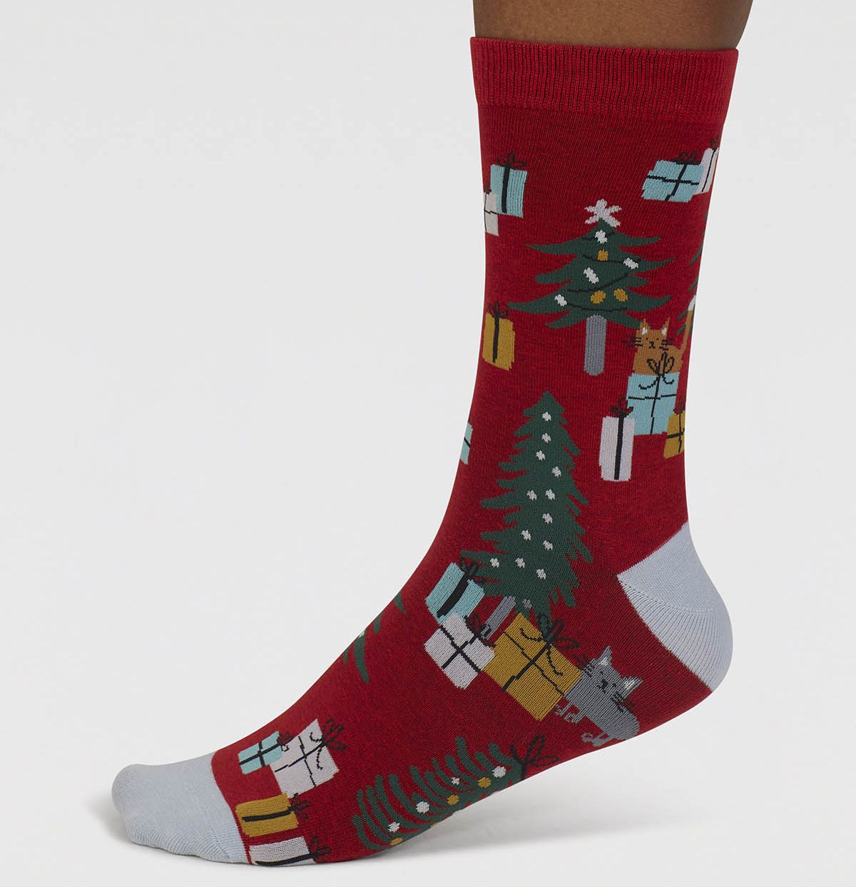 Socken Jemila Christmas Poppy Red
