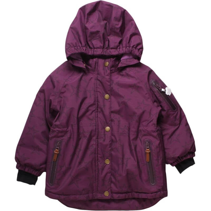 Kuschelige Winterjacke für Mädchen bordeaux