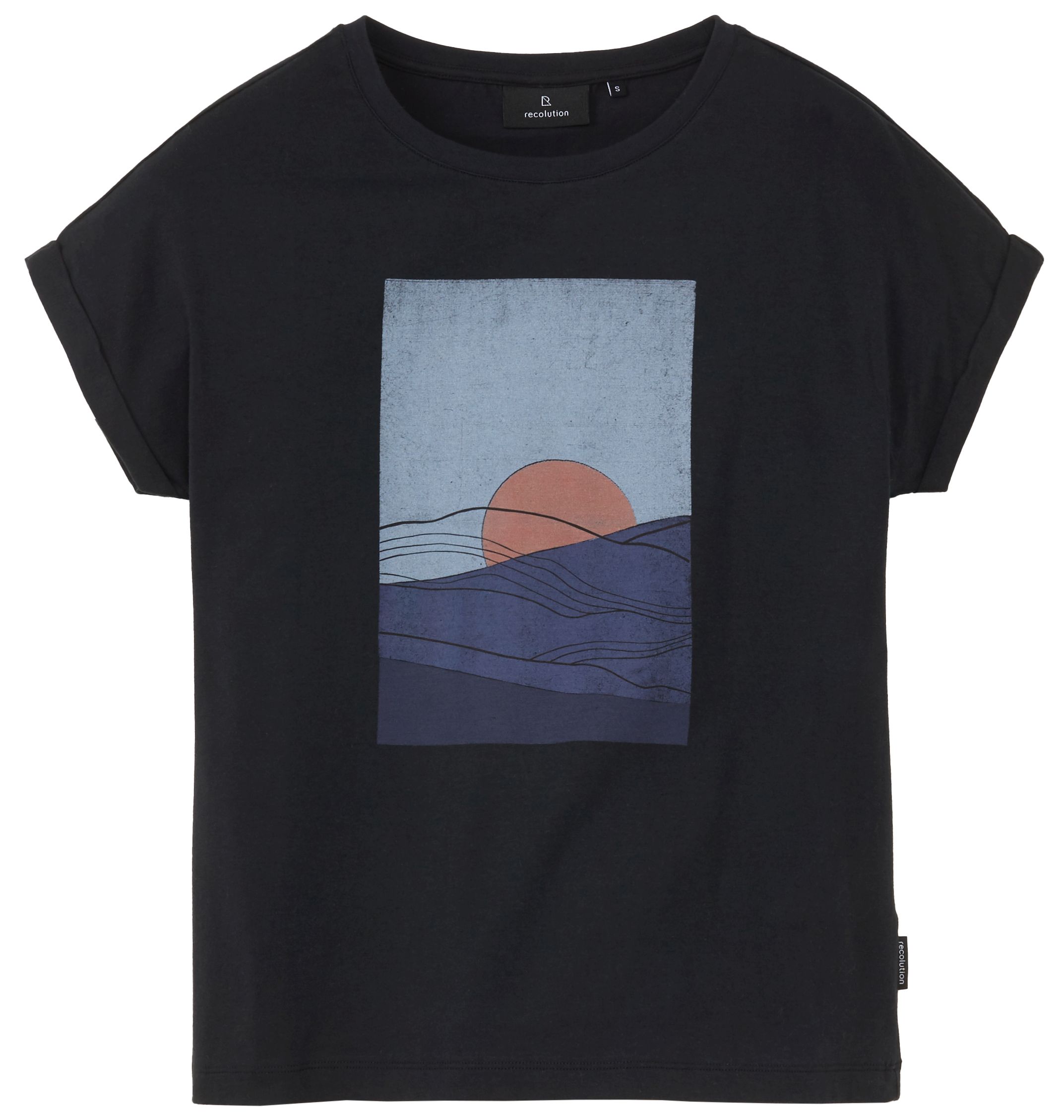 T-Shirt CAYENNE SUNSET black